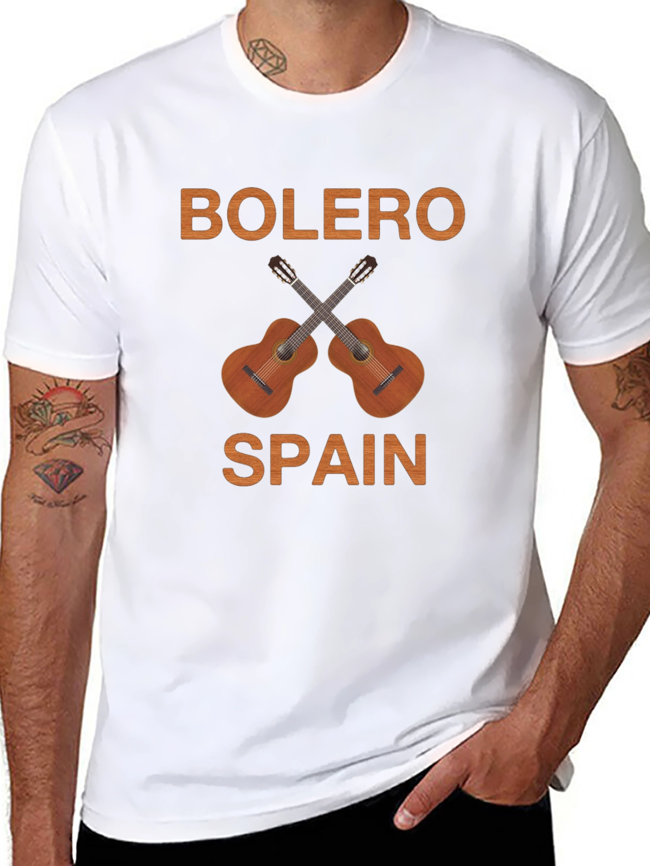 Bolero Spain Guitar T-Shirt - Cool Graphic Tee