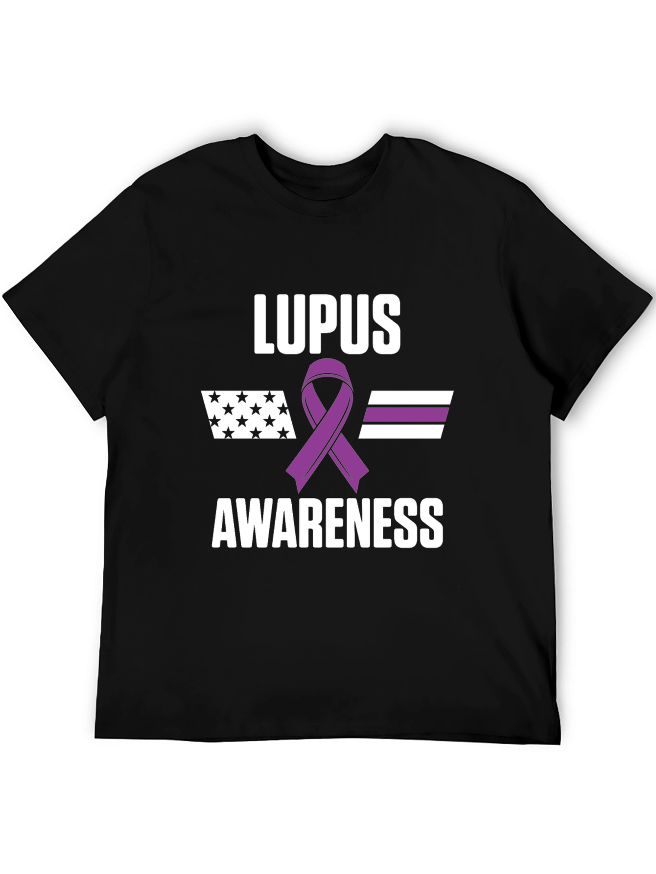 Lupus Awareness Ribbon Graphic Tee
