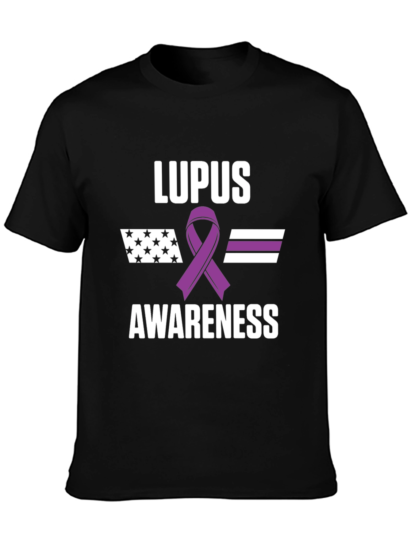 Lupus Awareness Ribbon Graphic Tee