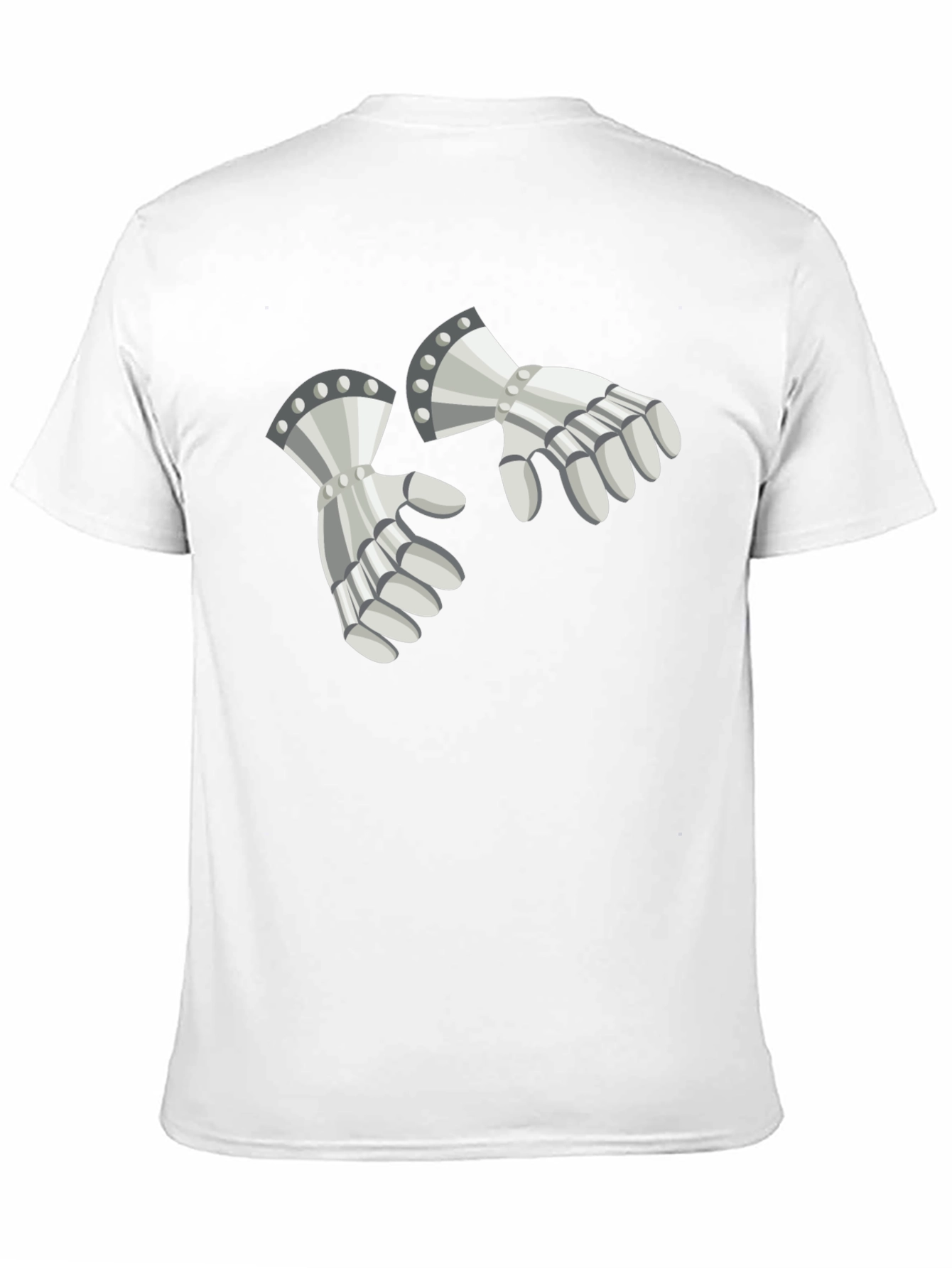 Knightly Gauntlets Graphic Tee - Medieval Humor