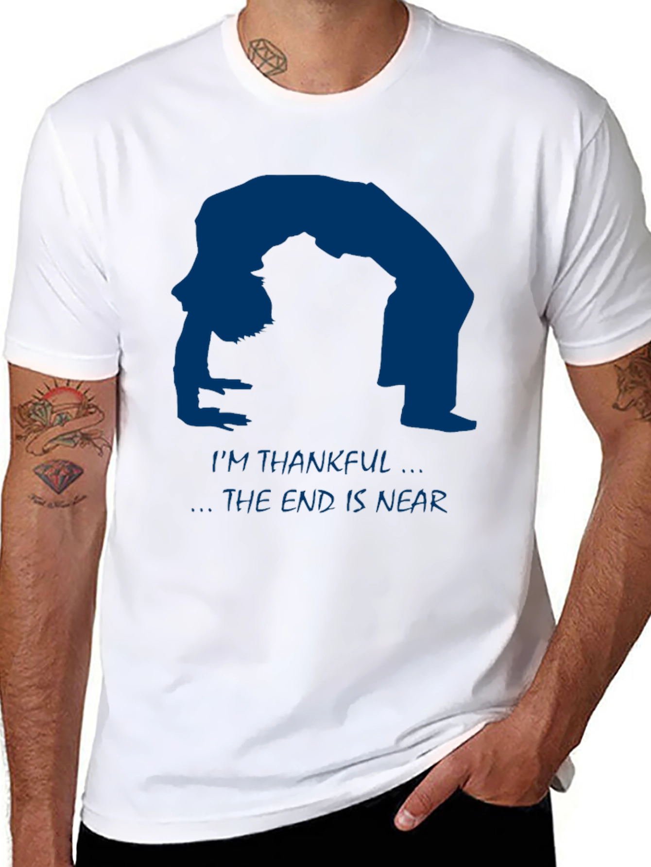 Thankful End Near Graphic Tee - Wheel Pose Shirt
