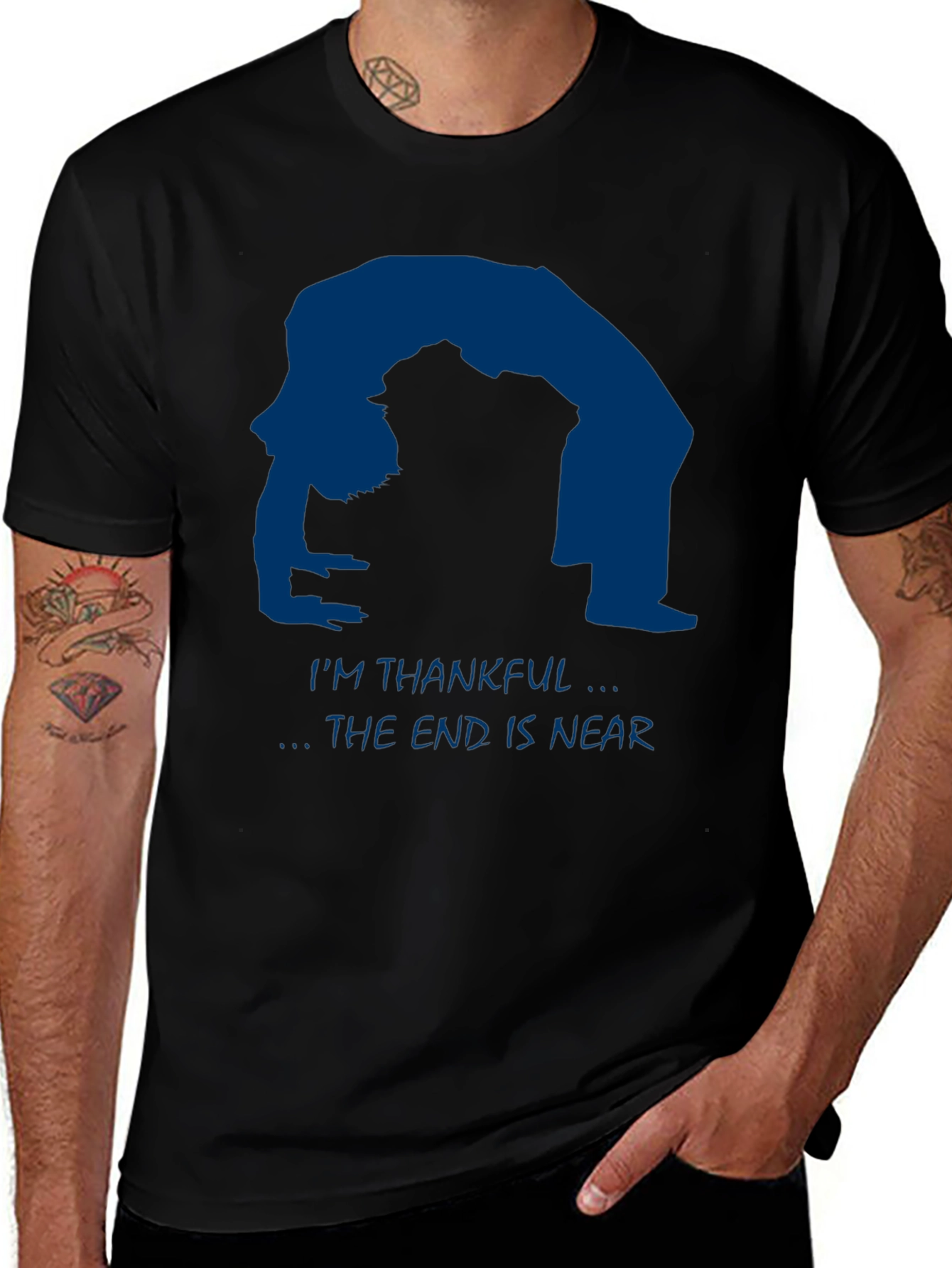 Thankful End Near Graphic Tee - Wheel Pose Shirt