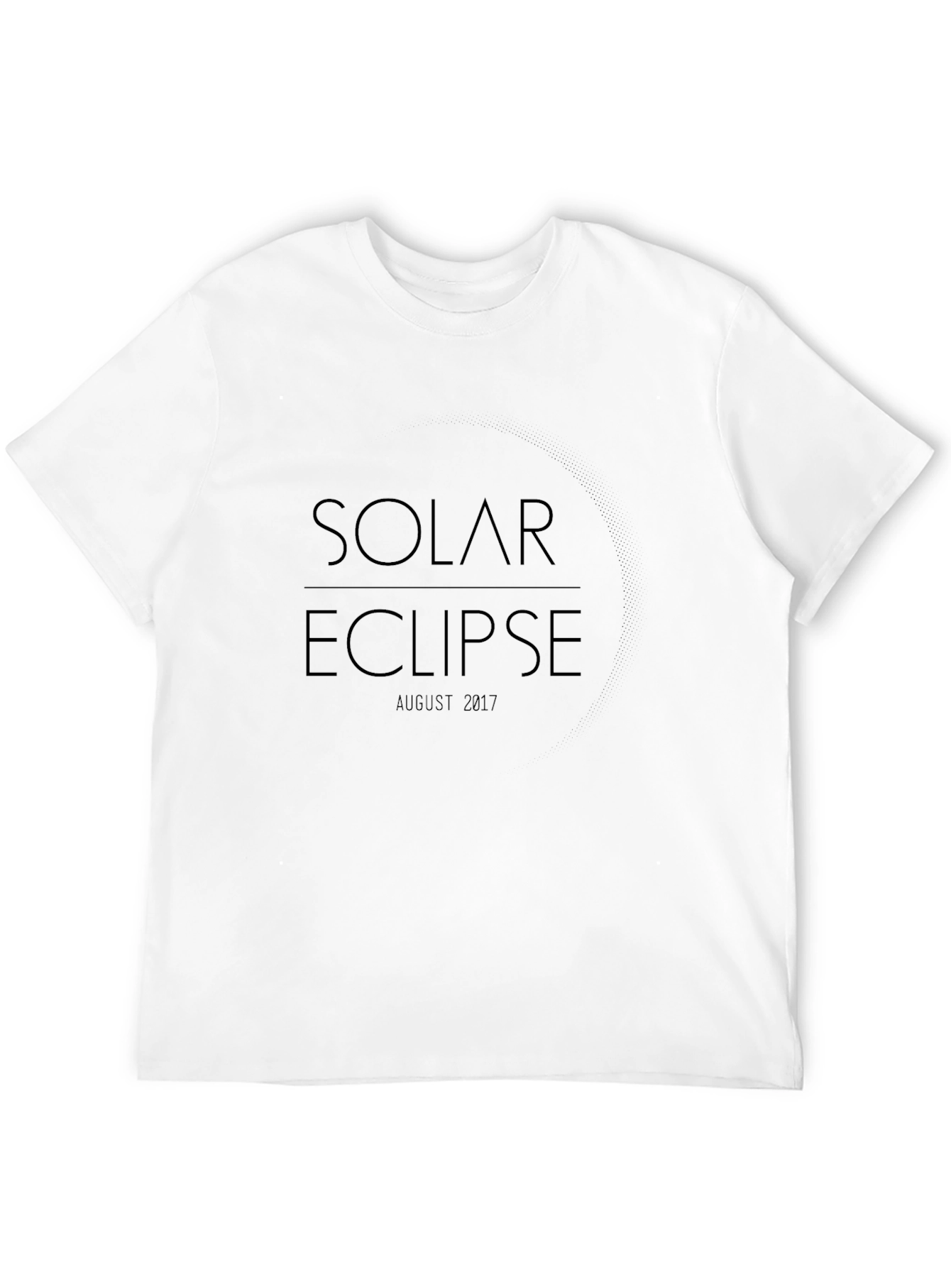 Solar Eclipse August 2017 Black T-Shirt