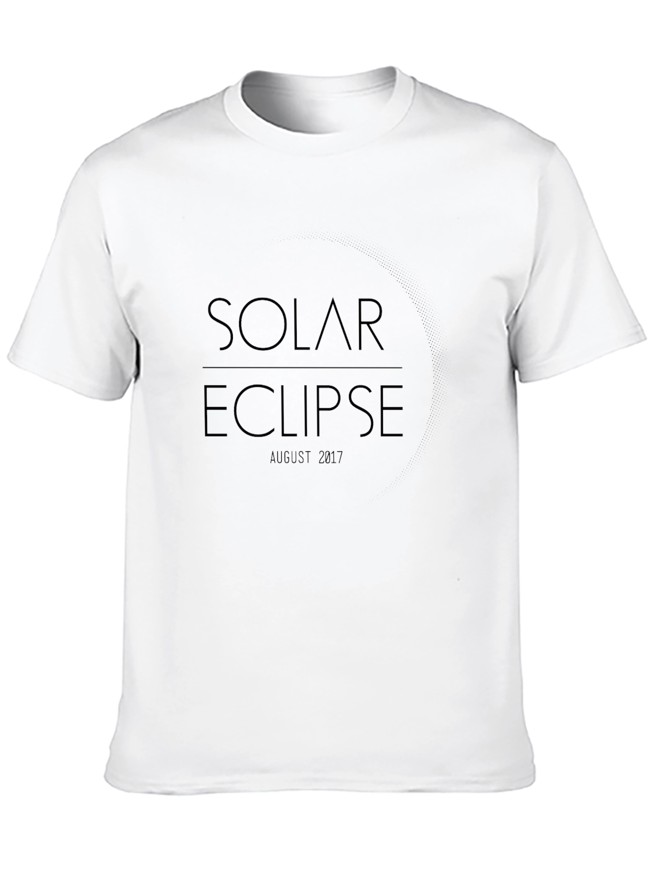 Solar Eclipse August 2017 Black T-Shirt
