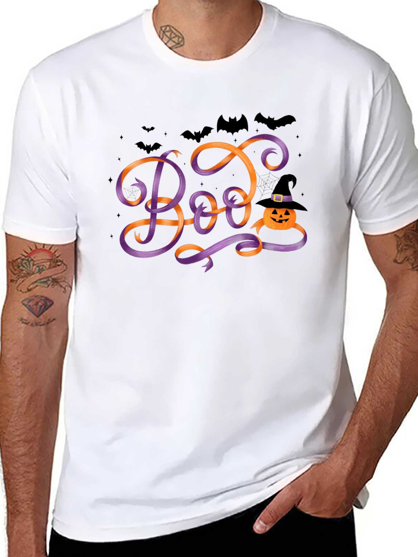 Halloween Boo Pumpkin T-Shirt