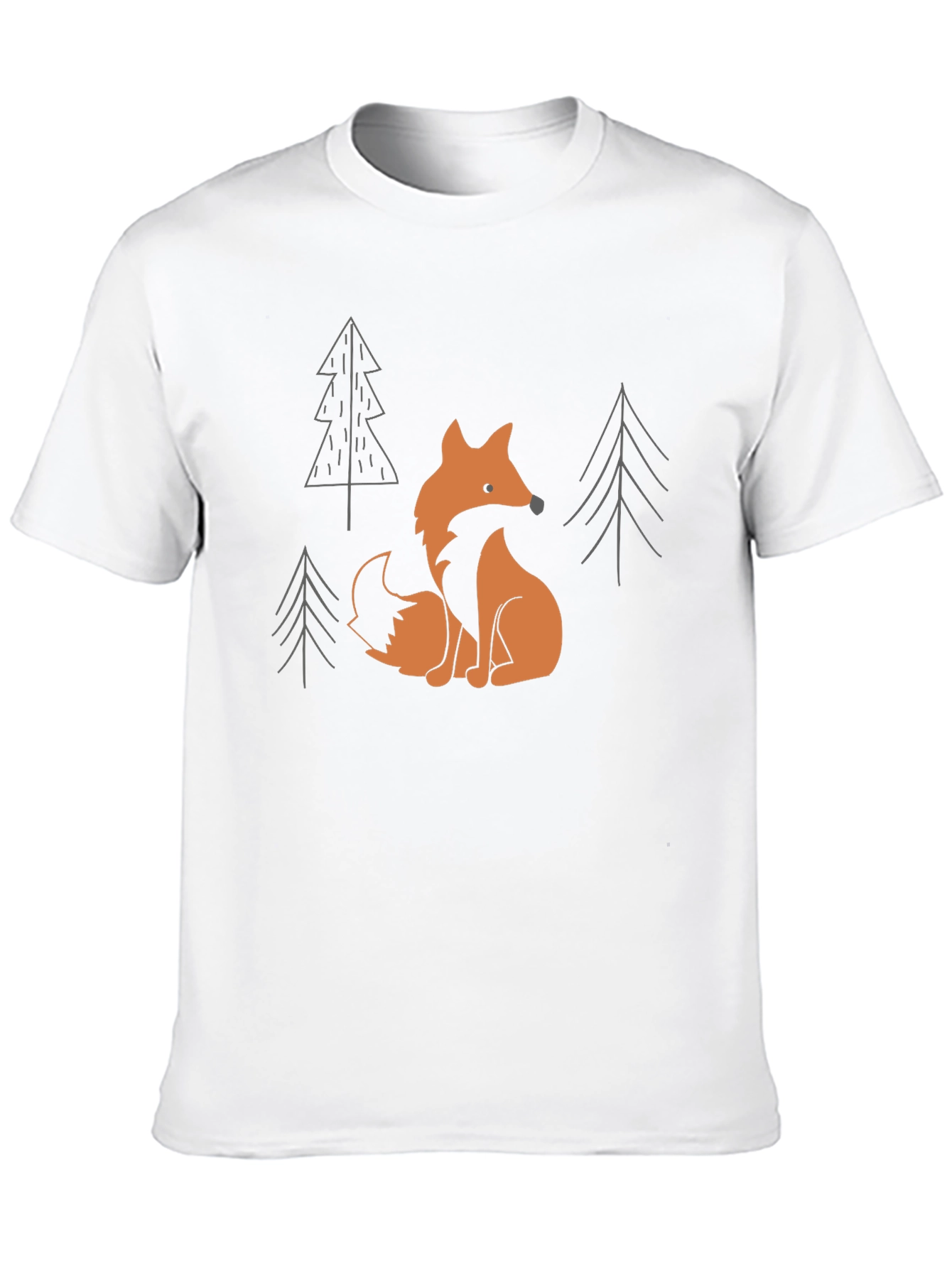 Fox in Forest Graphic T-Shirt - Unisex