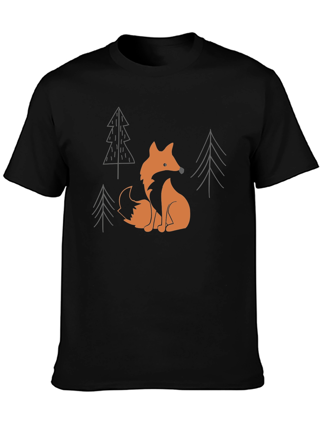 Fox in Forest Graphic T-Shirt - Unisex