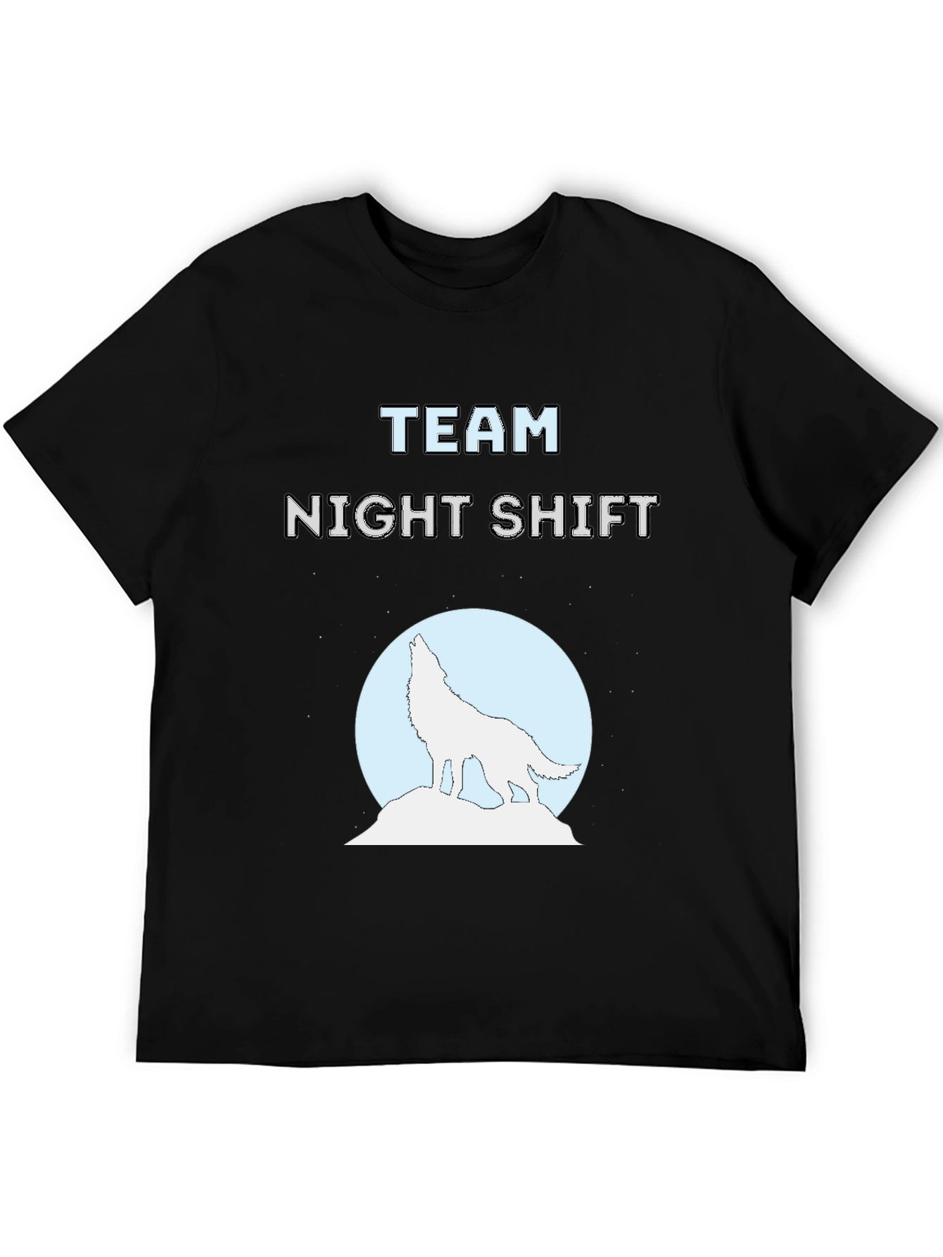 Team Night Shift Wolf Graphic Tee