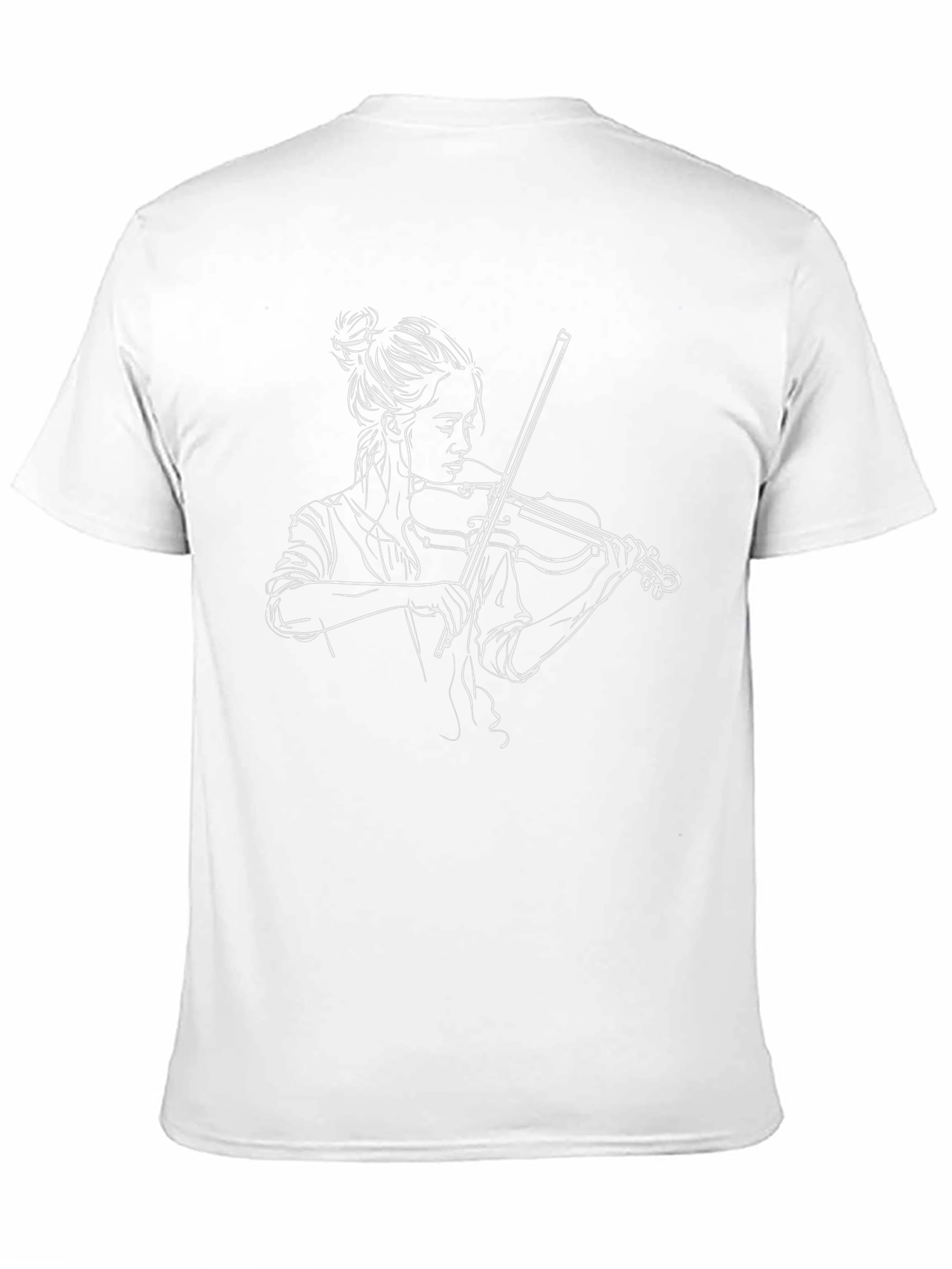 Violinist Graphic T-Shirt - Unisex Soft Cotton Tee
