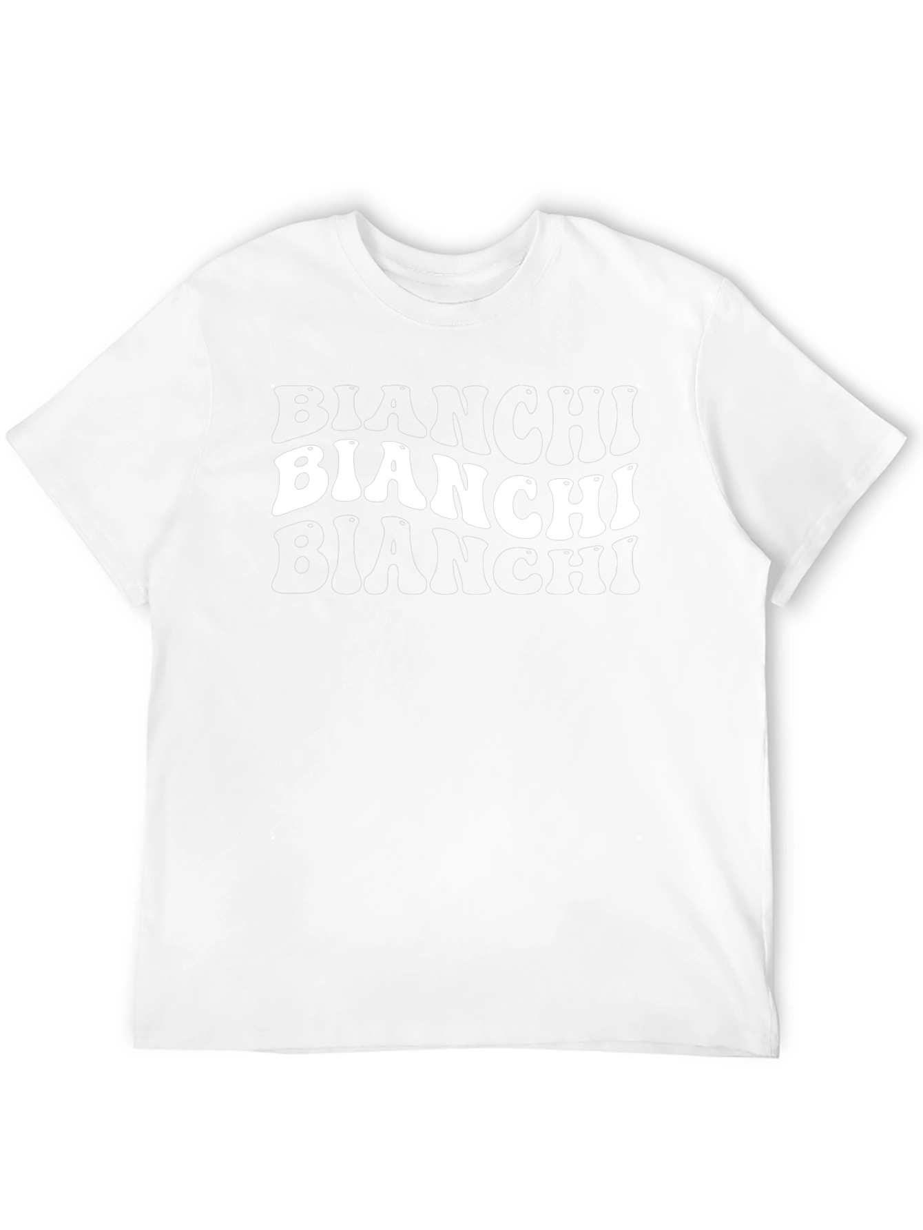 Bianchi Logo Mens Black Graphic T-Shirt