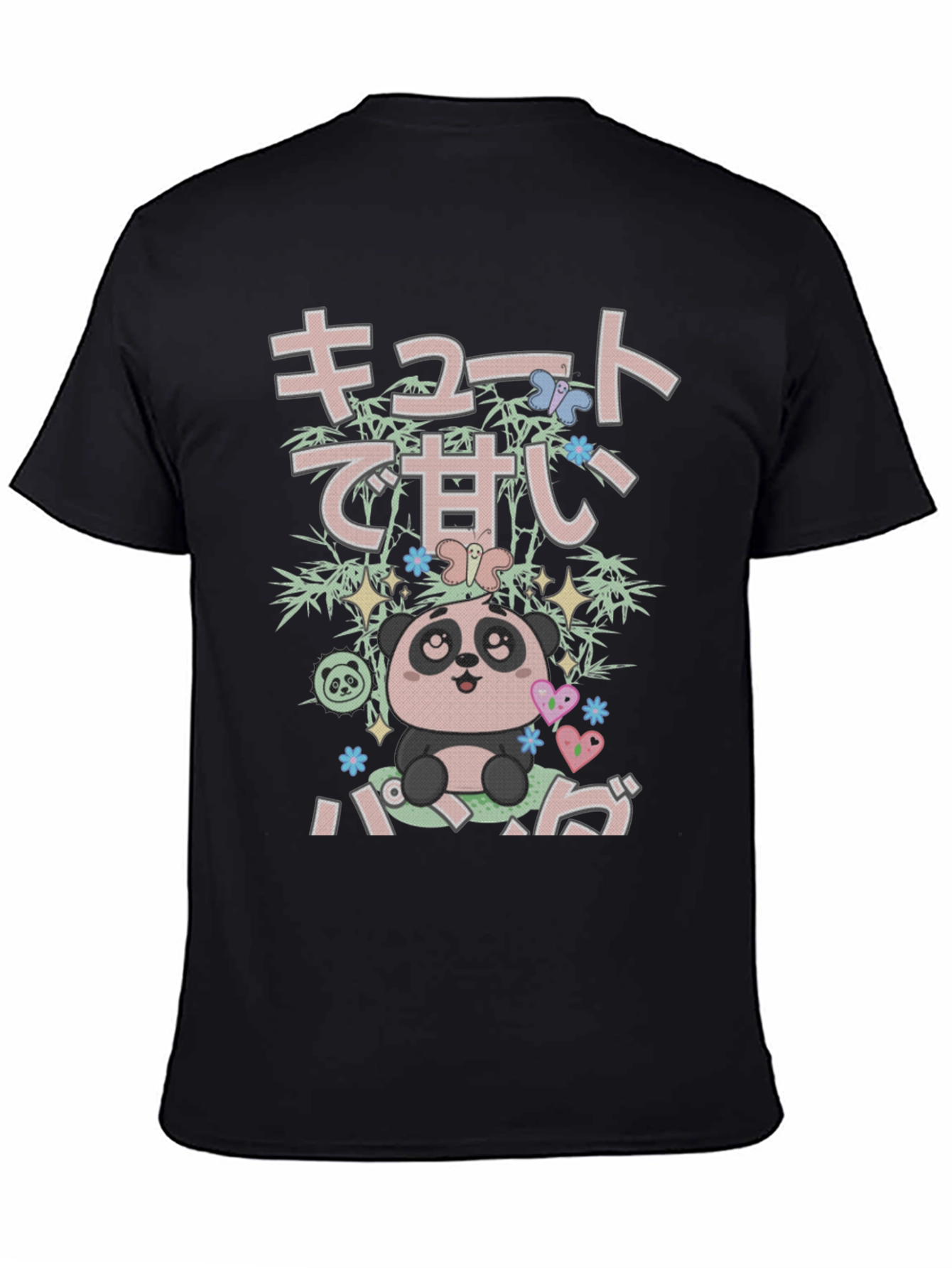 Cute Panda Graphic Tee - Kawaii Anime Shirt