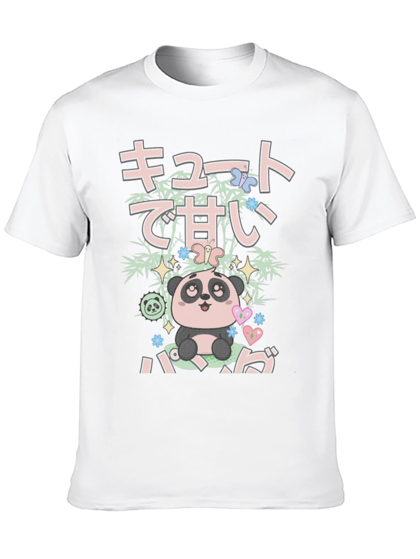 Cute Panda Graphic Tee - Kawaii Anime Shirt