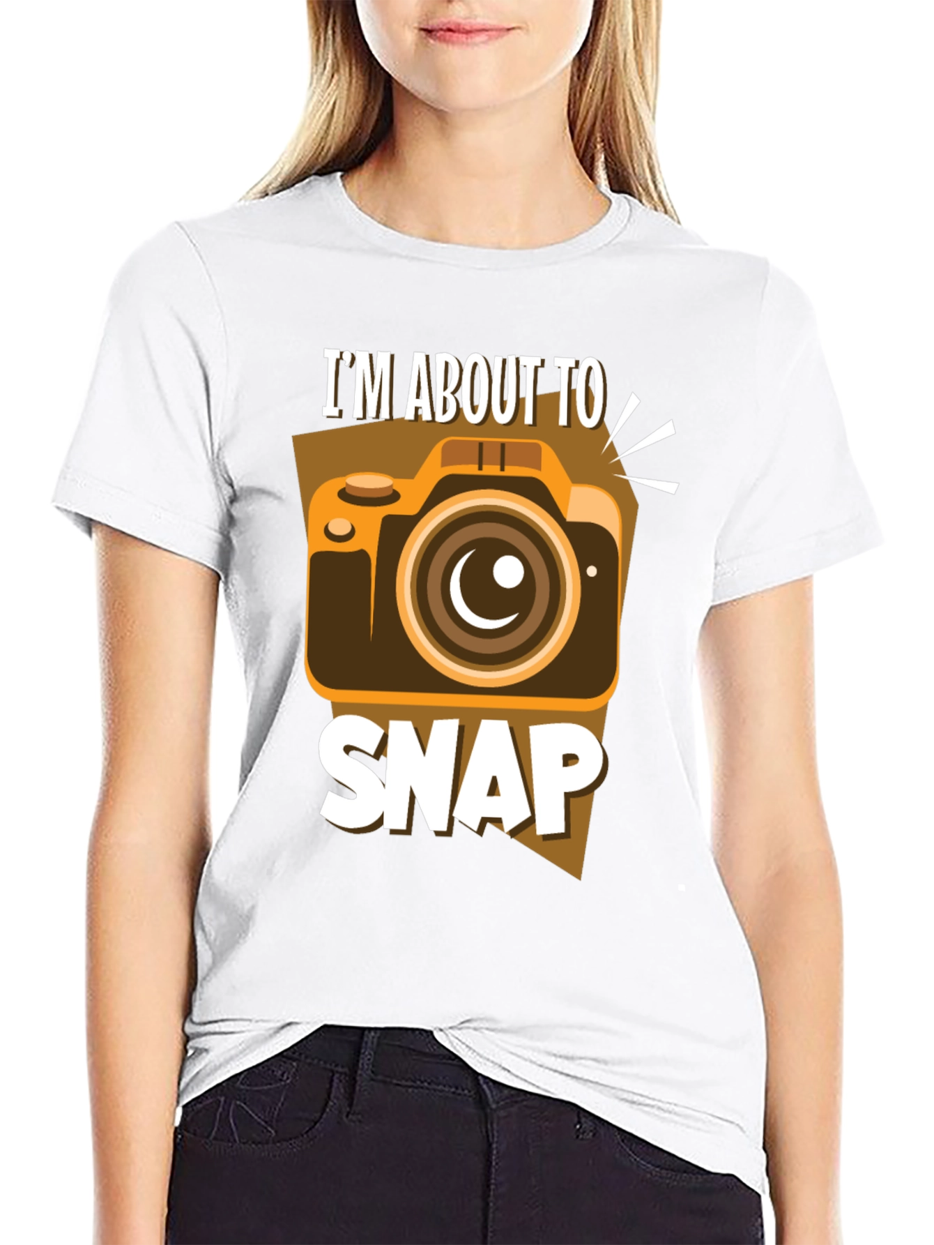 Im About to Snap T-Shirt: Funny Camera Design