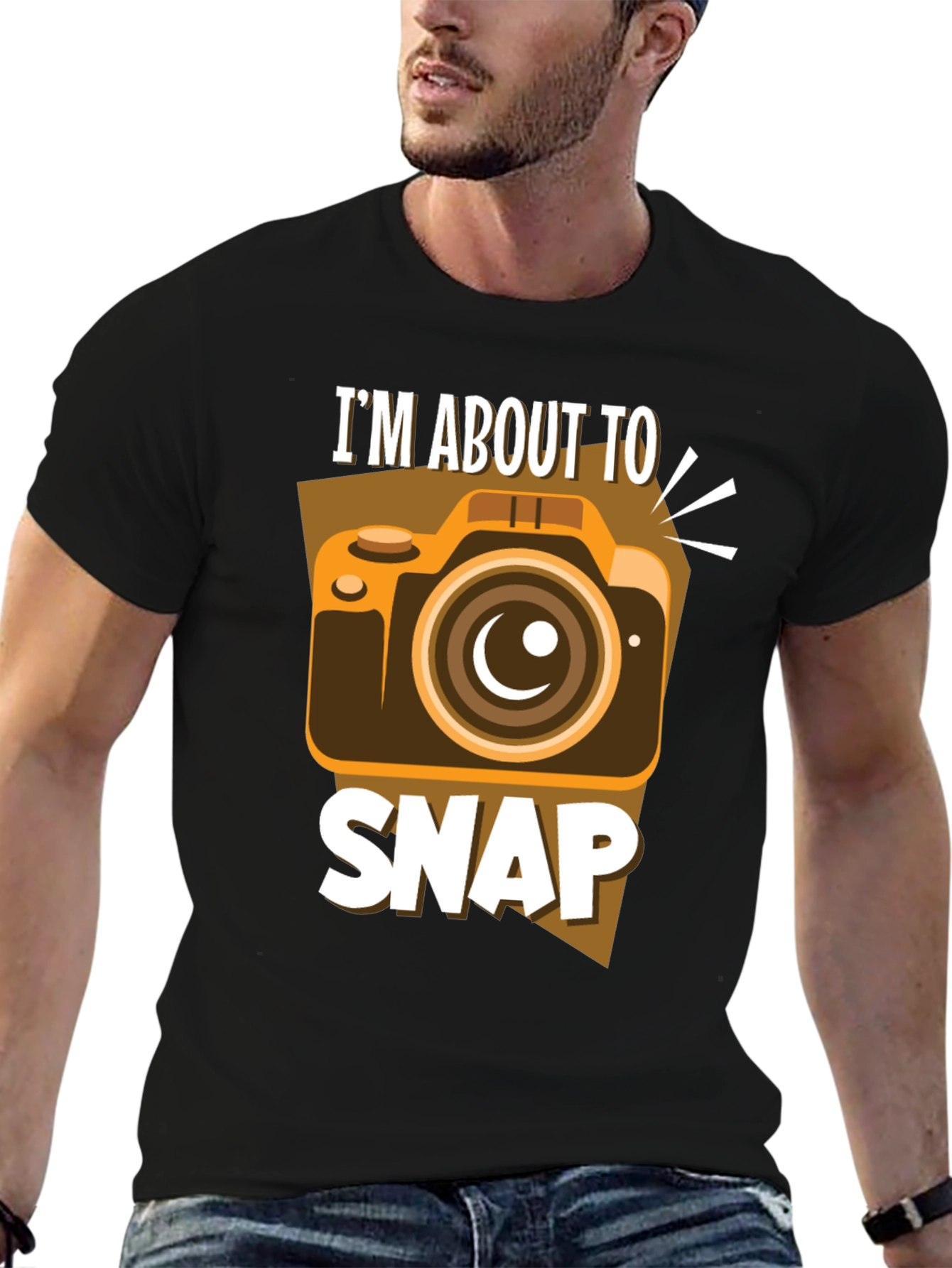 Im About to Snap T-Shirt: Funny Camera Design