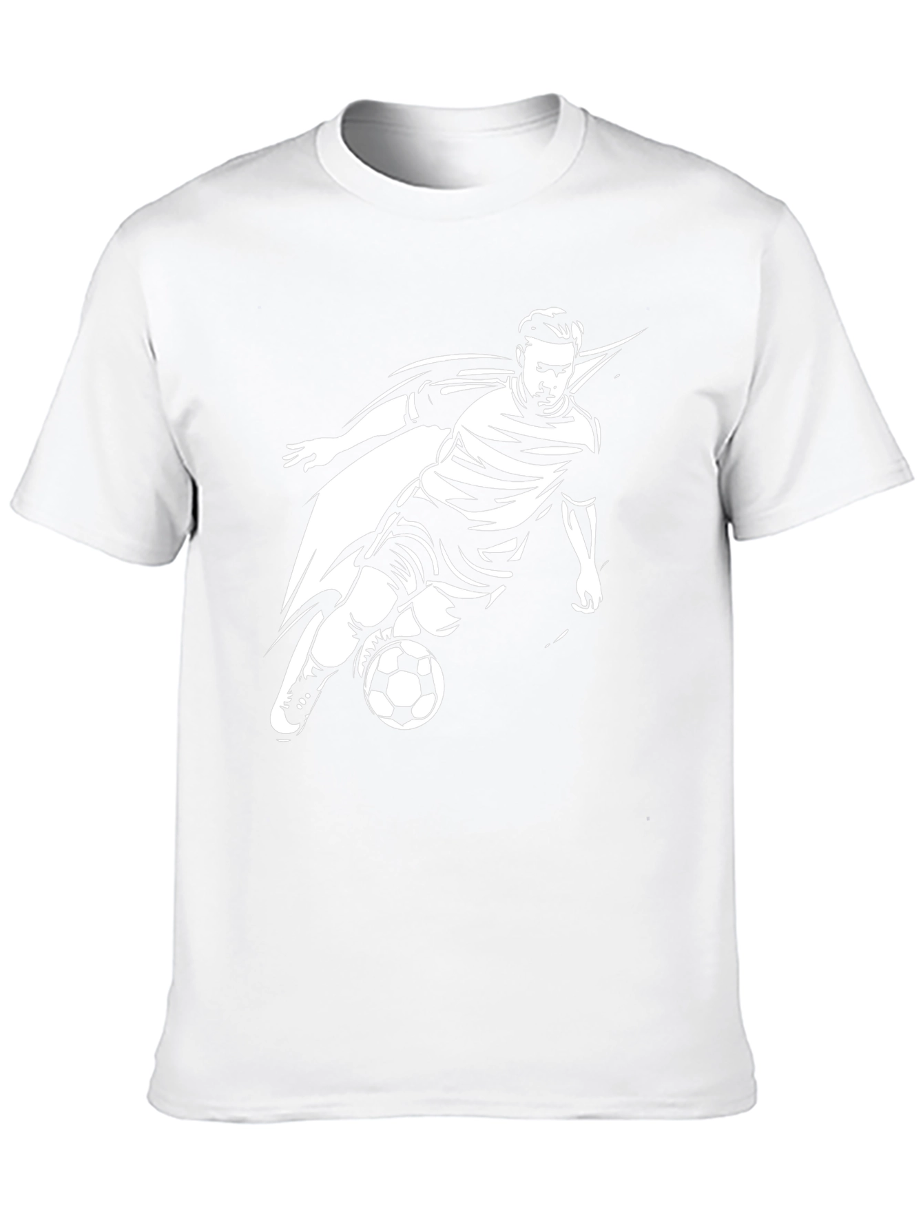 Mens Soccer Graphic Tee - Black
