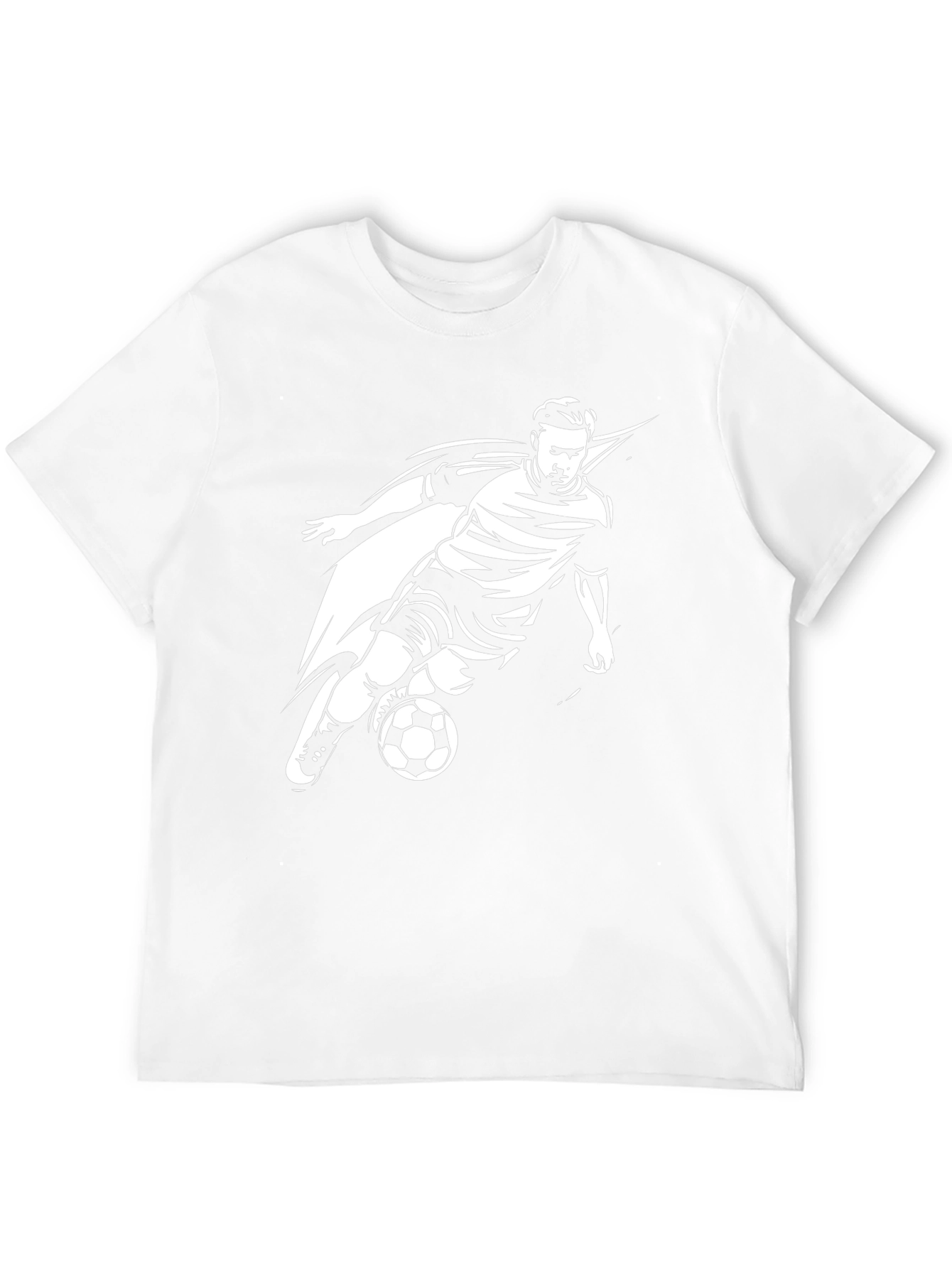 Mens Soccer Graphic Tee - Black