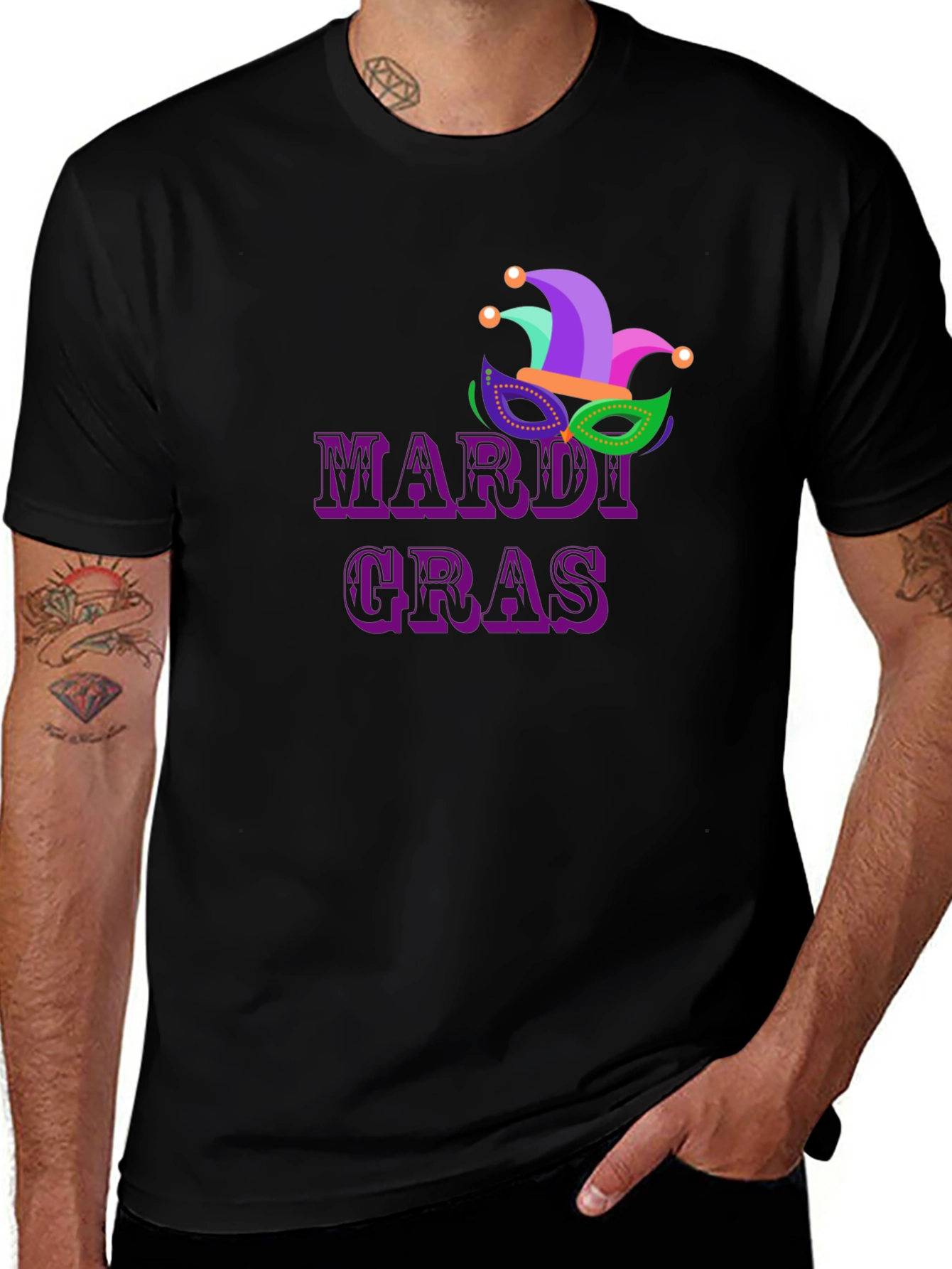 Mardi Gras Graphic T-Shirt