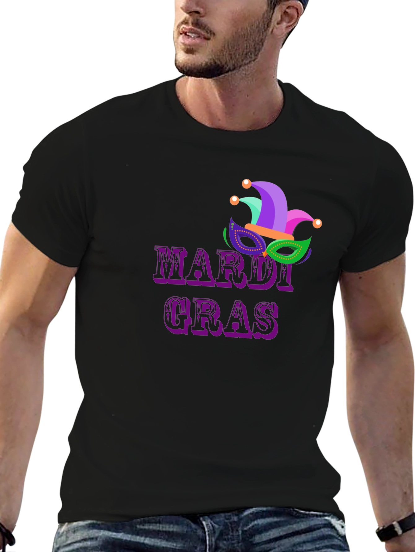 Mardi Gras Graphic T-Shirt
