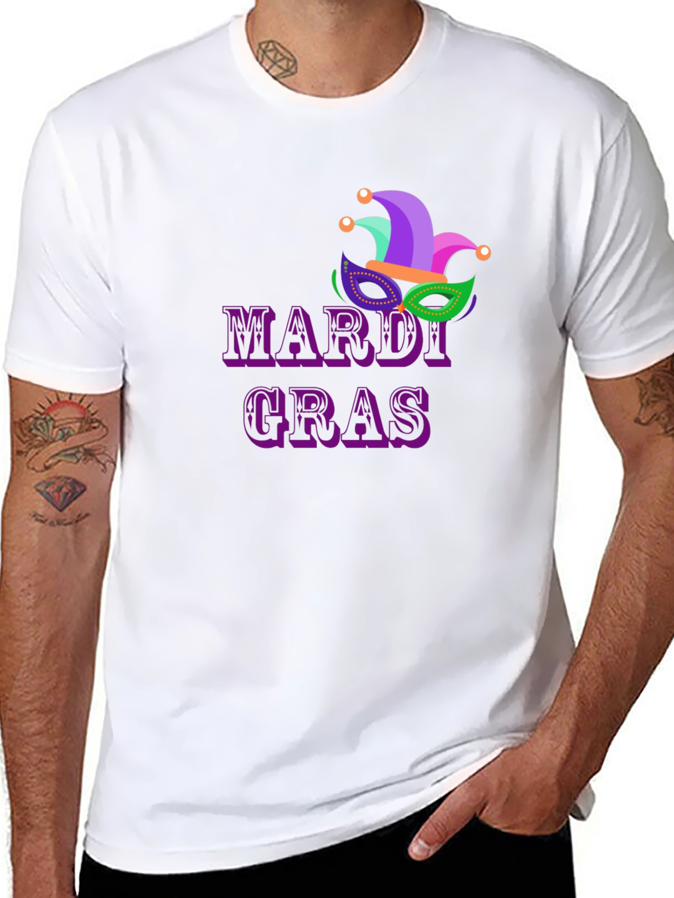 Mardi Gras Graphic T-Shirt