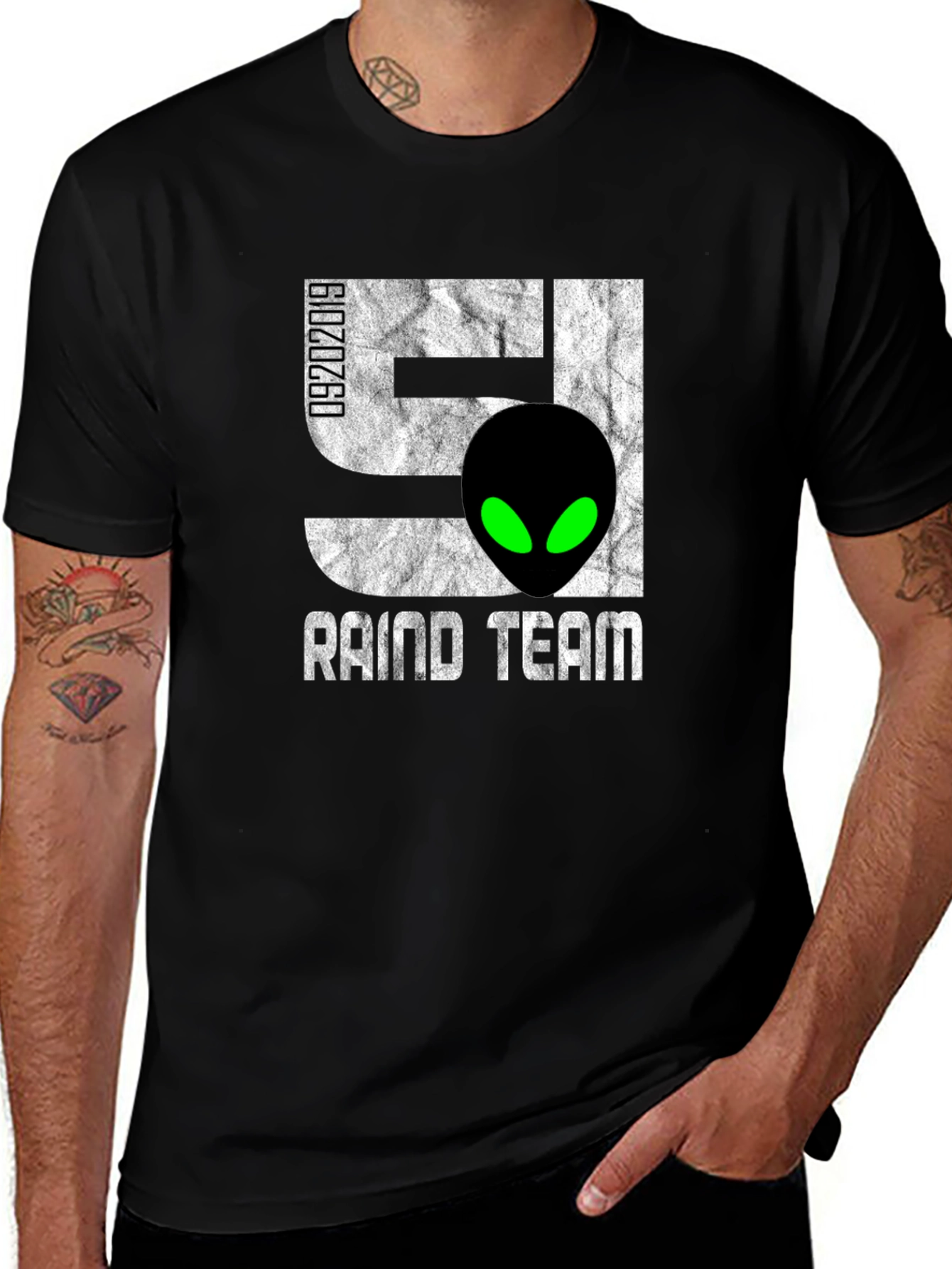 Area 51 Raid Team T-Shirt - Alien Graphic Tee