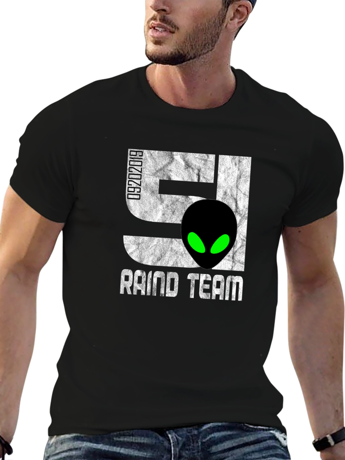 Area 51 Raid Team T-Shirt - Alien Graphic Tee