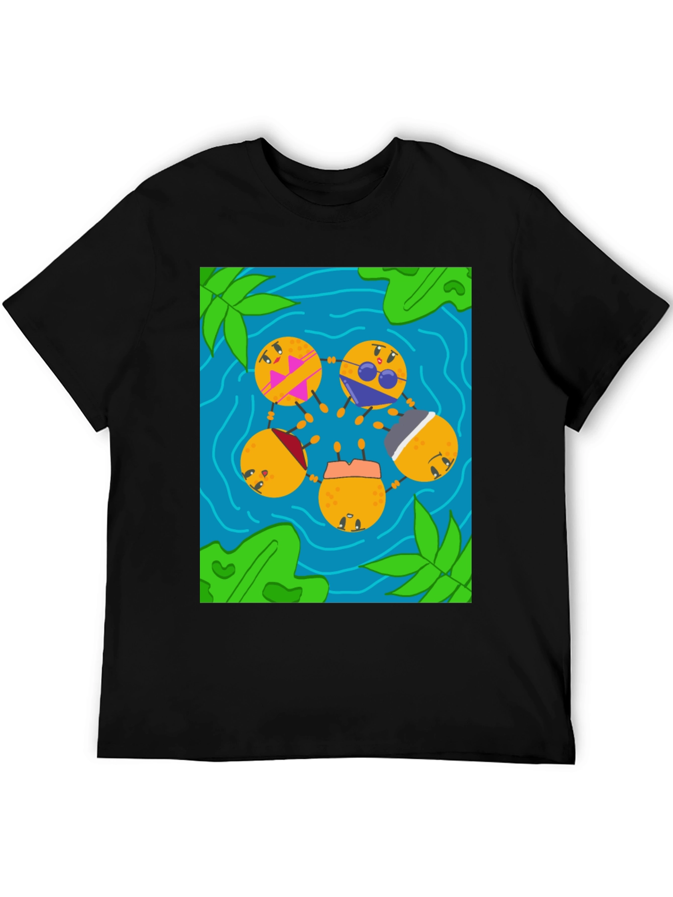 Tropical Oranges Graphic T-Shirt