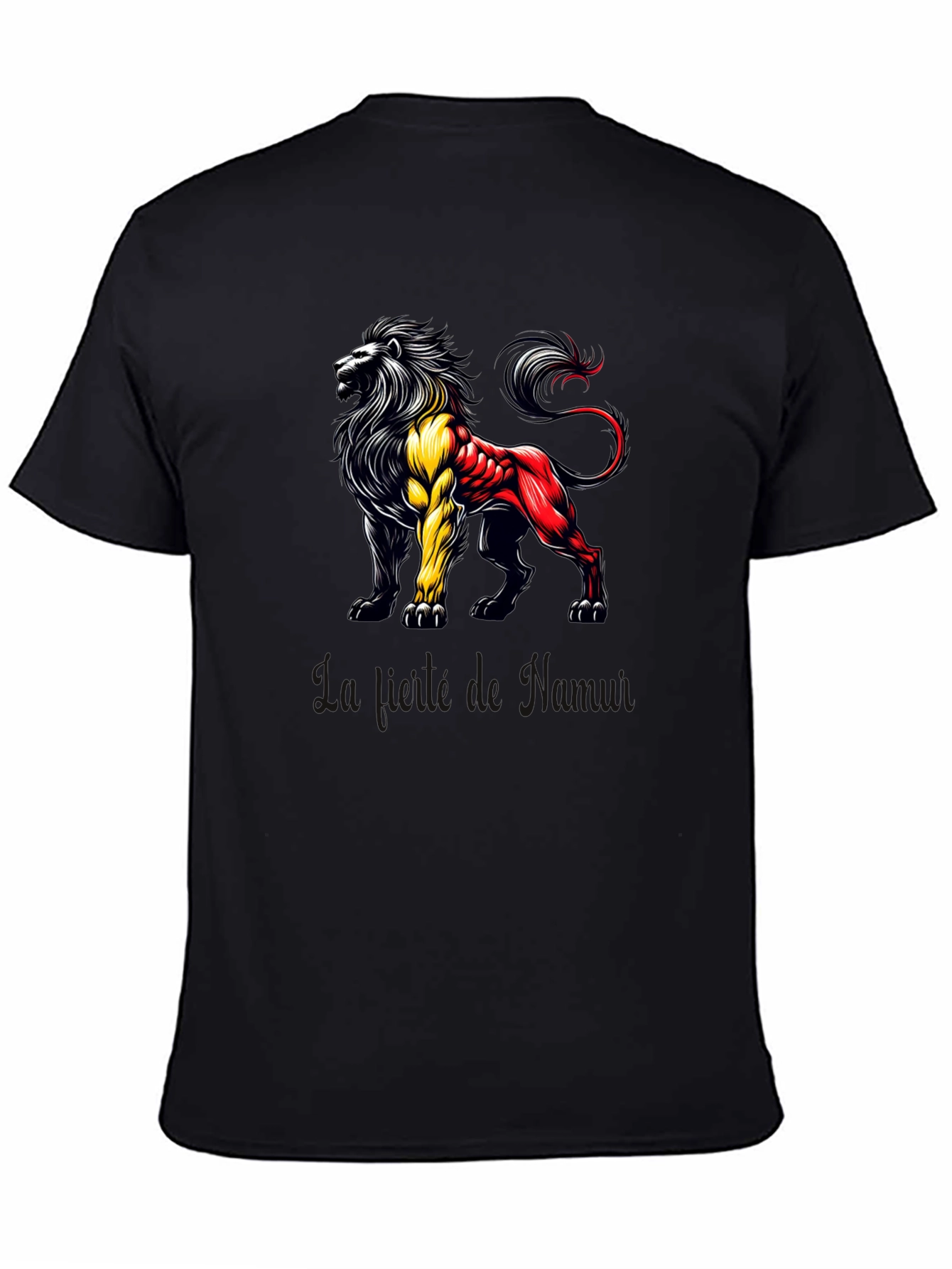 Belgian Lion Pride Tee - Black T-Shirt