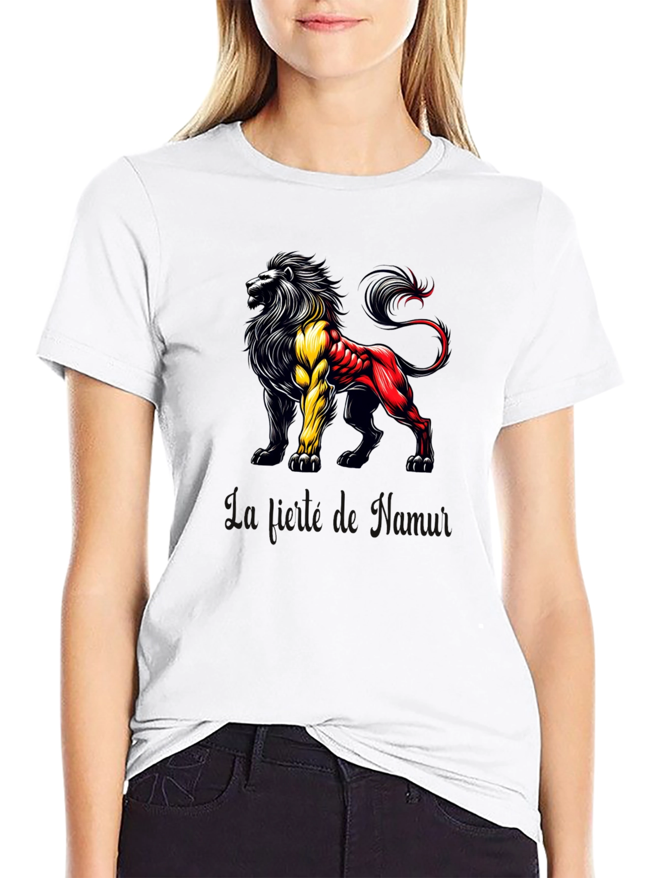 Belgian Lion Pride Tee - Black T-Shirt