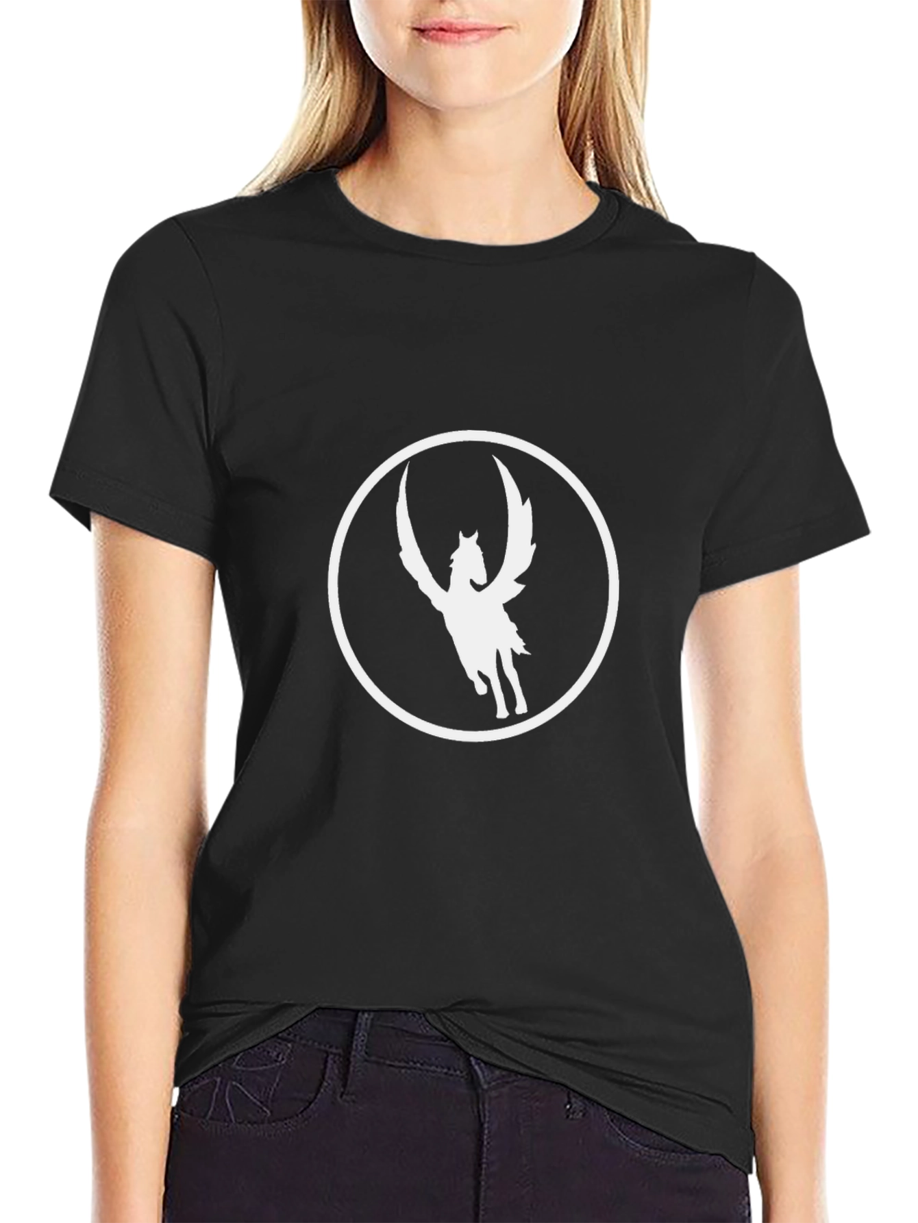 Pegasus Graphic T-Shirt - Black