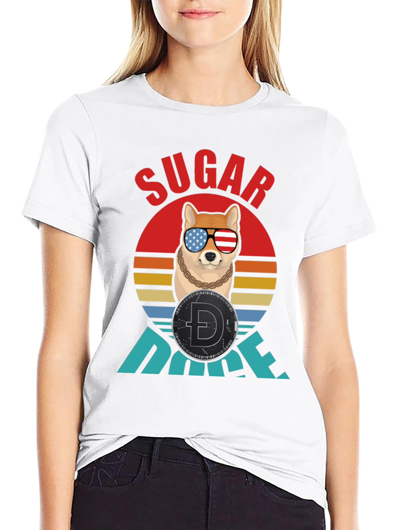 Sugar Doge T-Shirt - Crypto Meme Tee