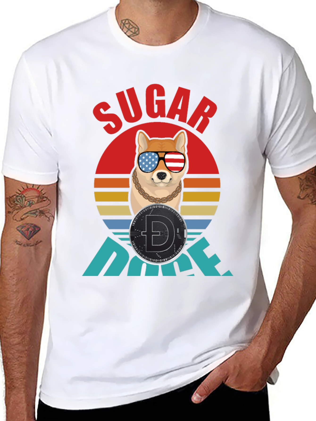 Sugar Doge T-Shirt - Crypto Meme Tee