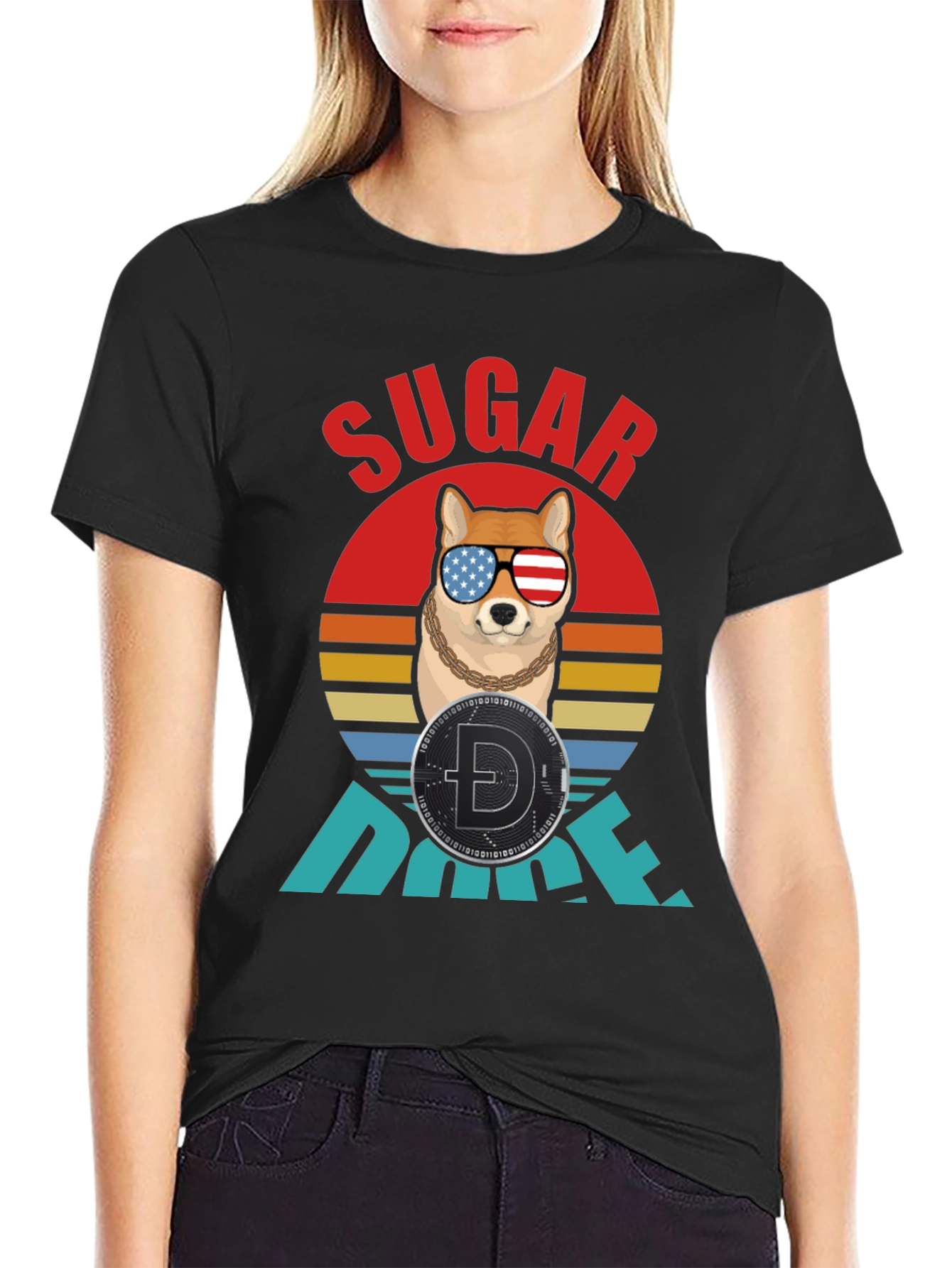 Sugar Doge T-Shirt - Crypto Meme Tee