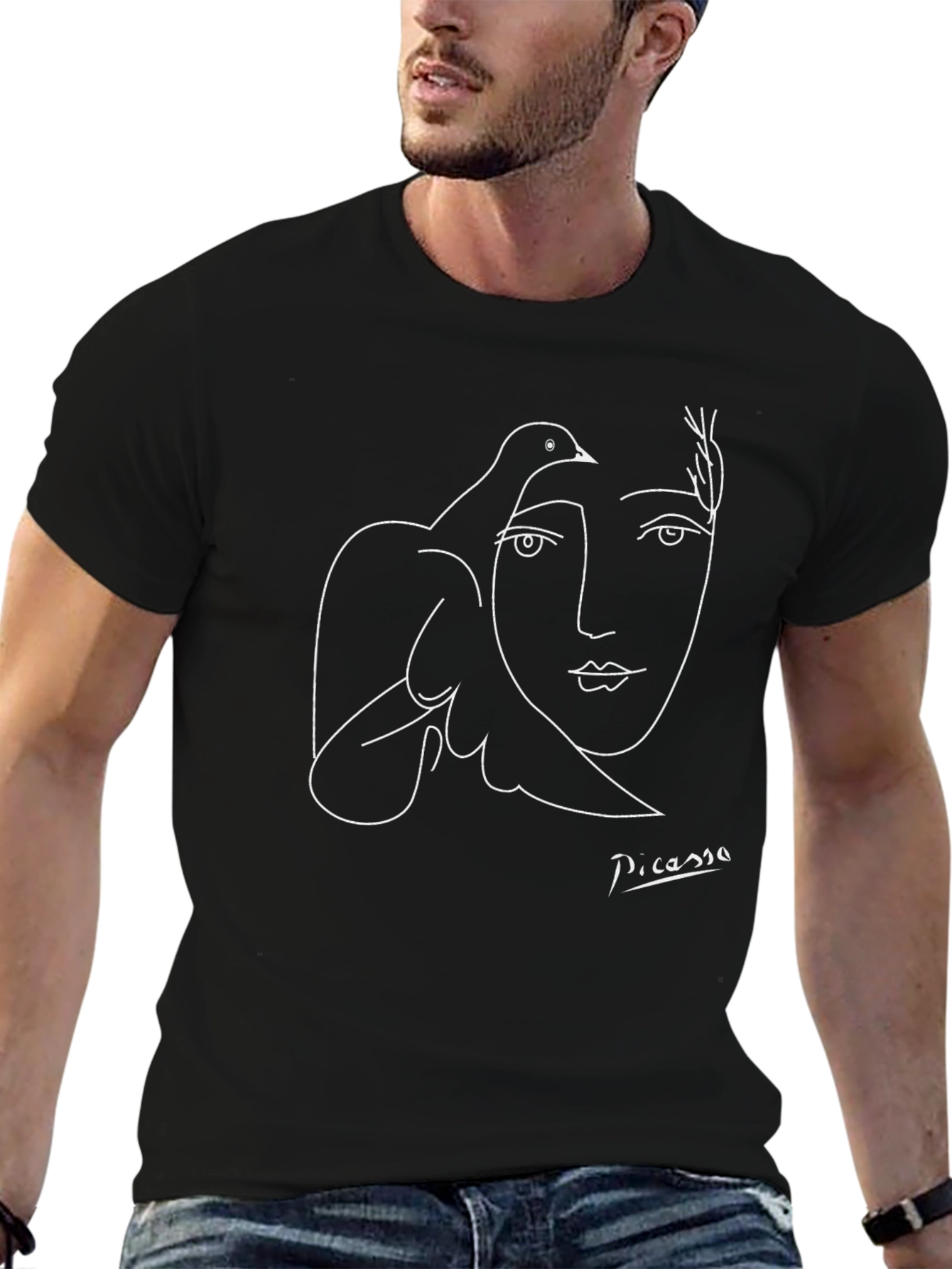 Picasso Dove T-Shirt - Modern Art Tee