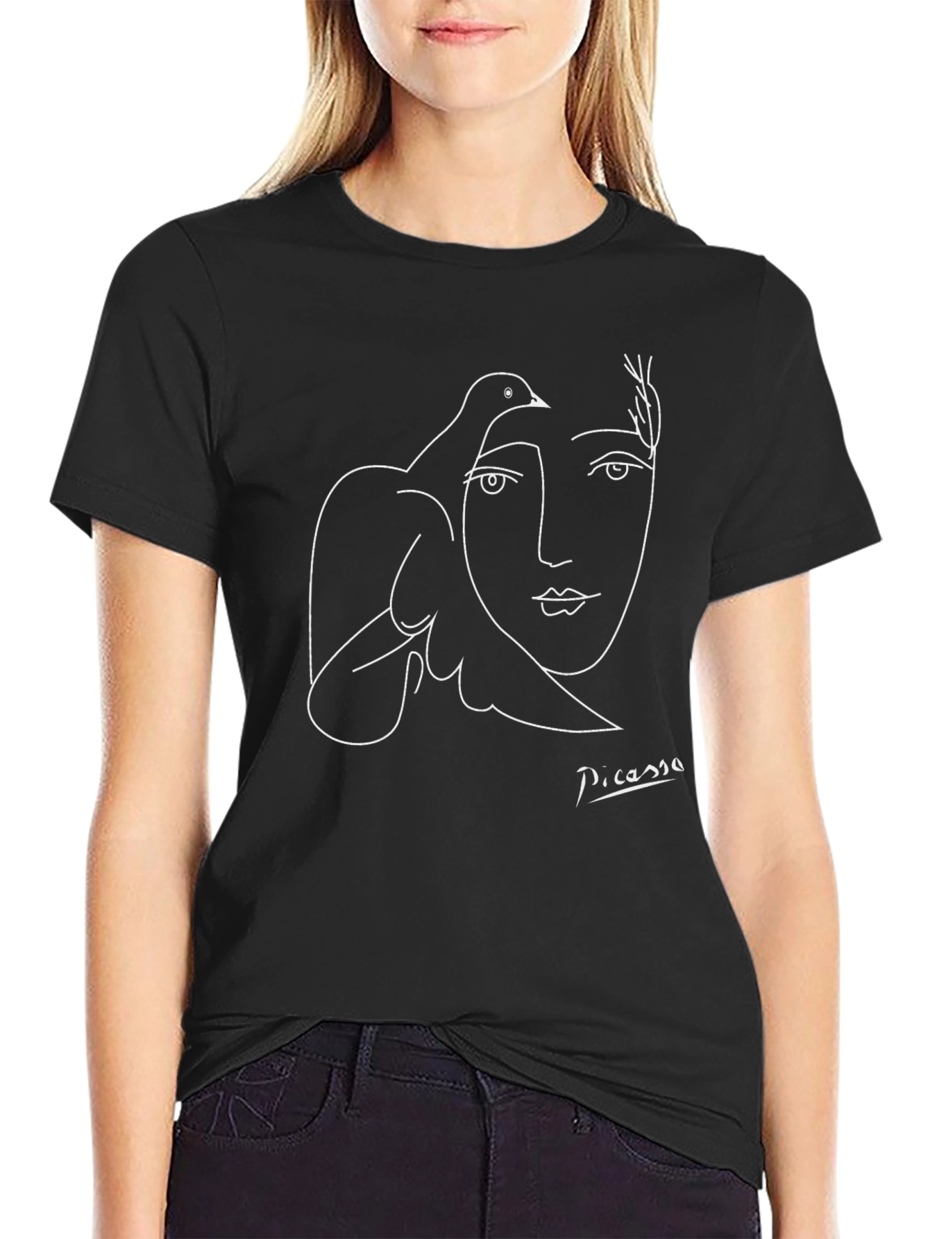 Picasso Dove T-Shirt - Modern Art Tee