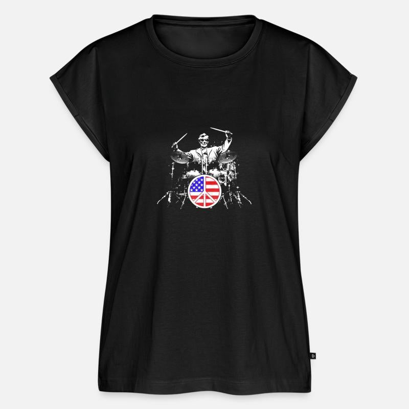 Abe Lincoln Playing Drums