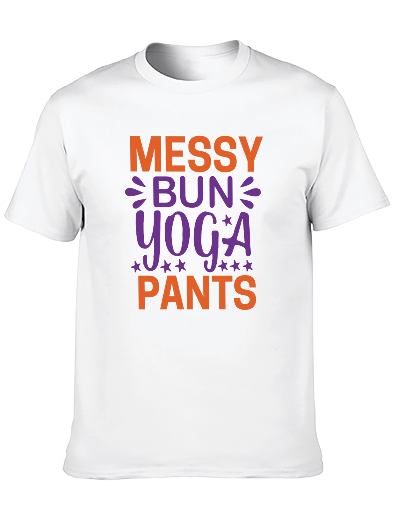Messy Bun Yoga Pants T-Shirt
