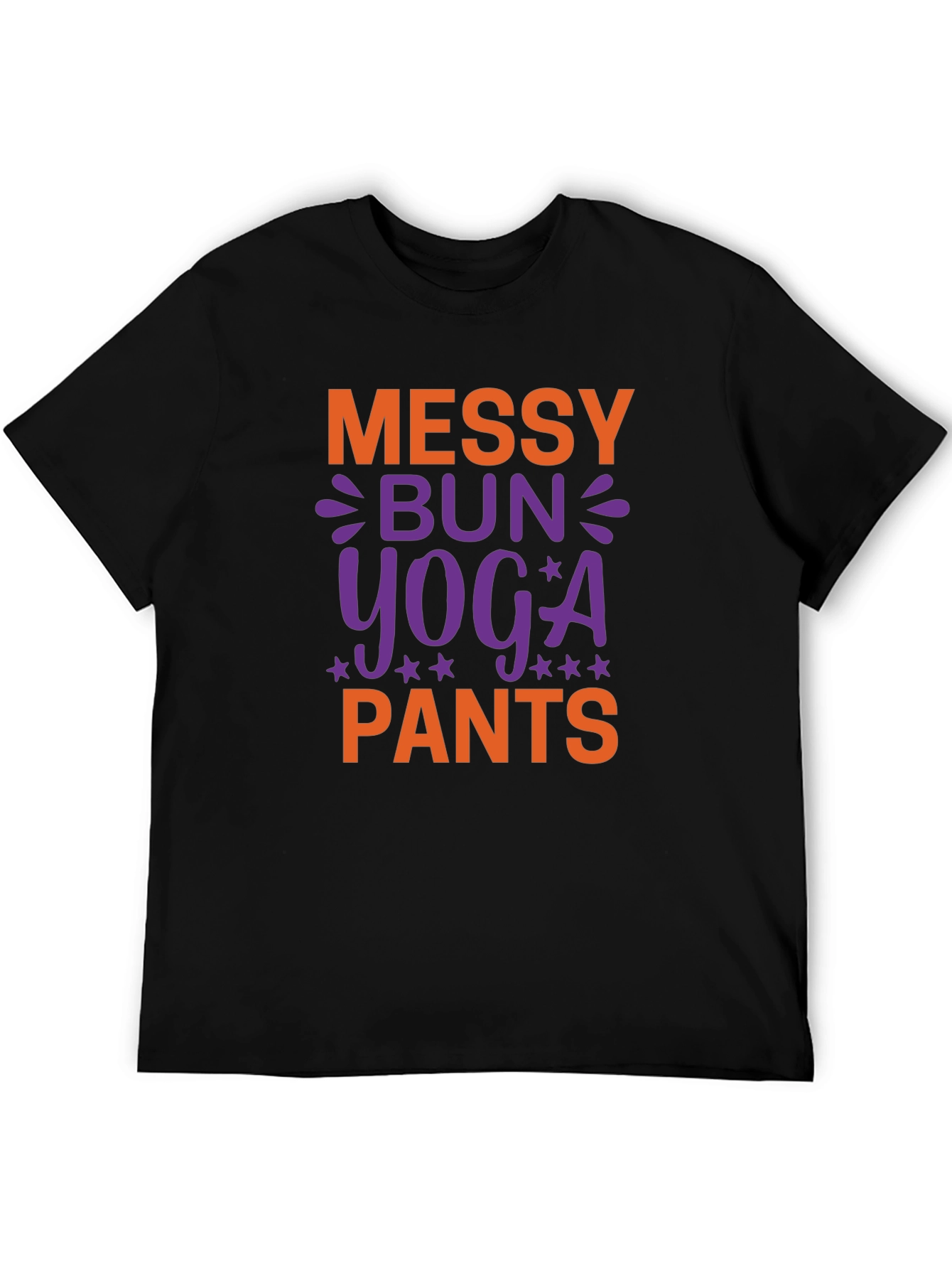 Messy Bun Yoga Pants T-Shirt