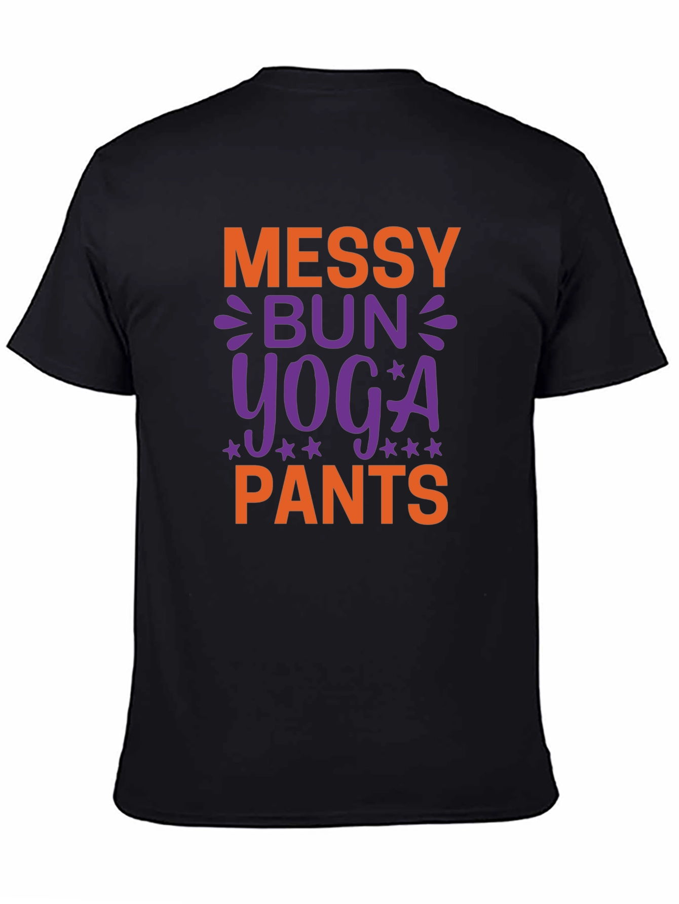 Messy Bun Yoga Pants T-Shirt