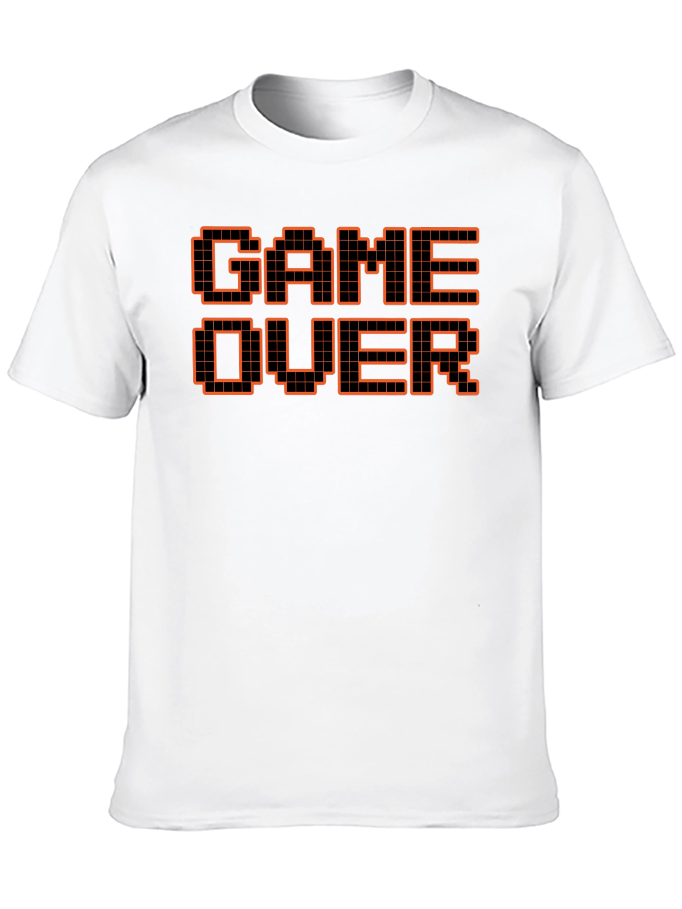 Game Over Graphic Tee - Retro Pixel Design