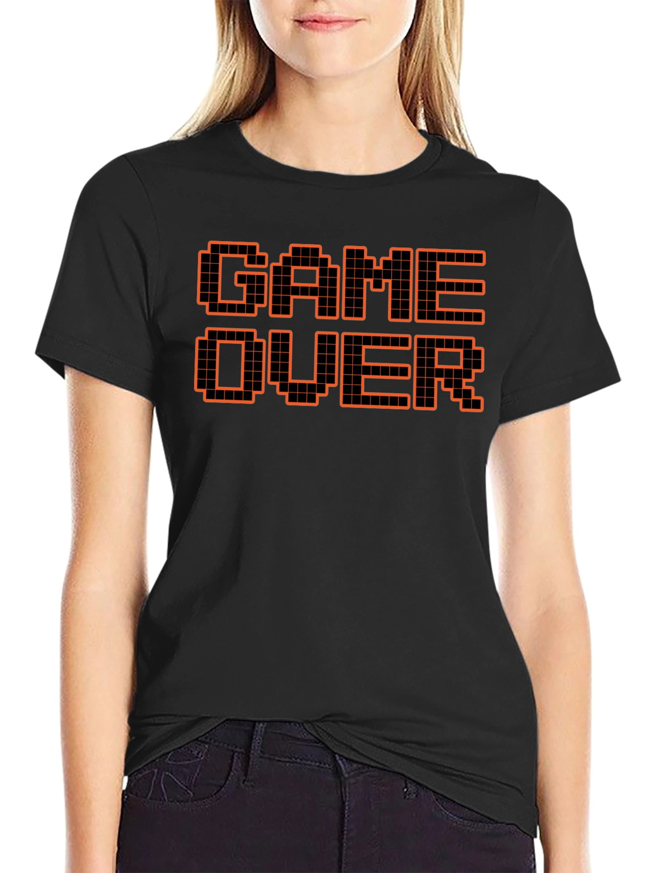 Game Over Graphic Tee - Retro Pixel Design