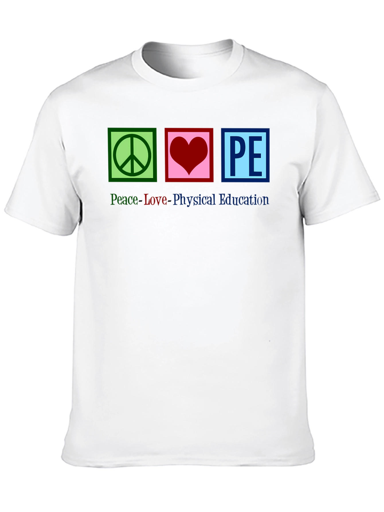 Peace Love Physical Education Graphic Tee
