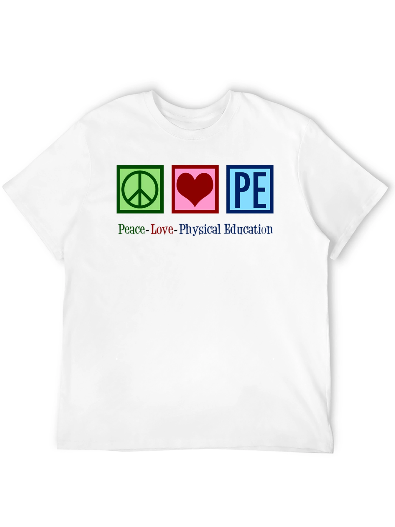 Peace Love Physical Education Graphic Tee