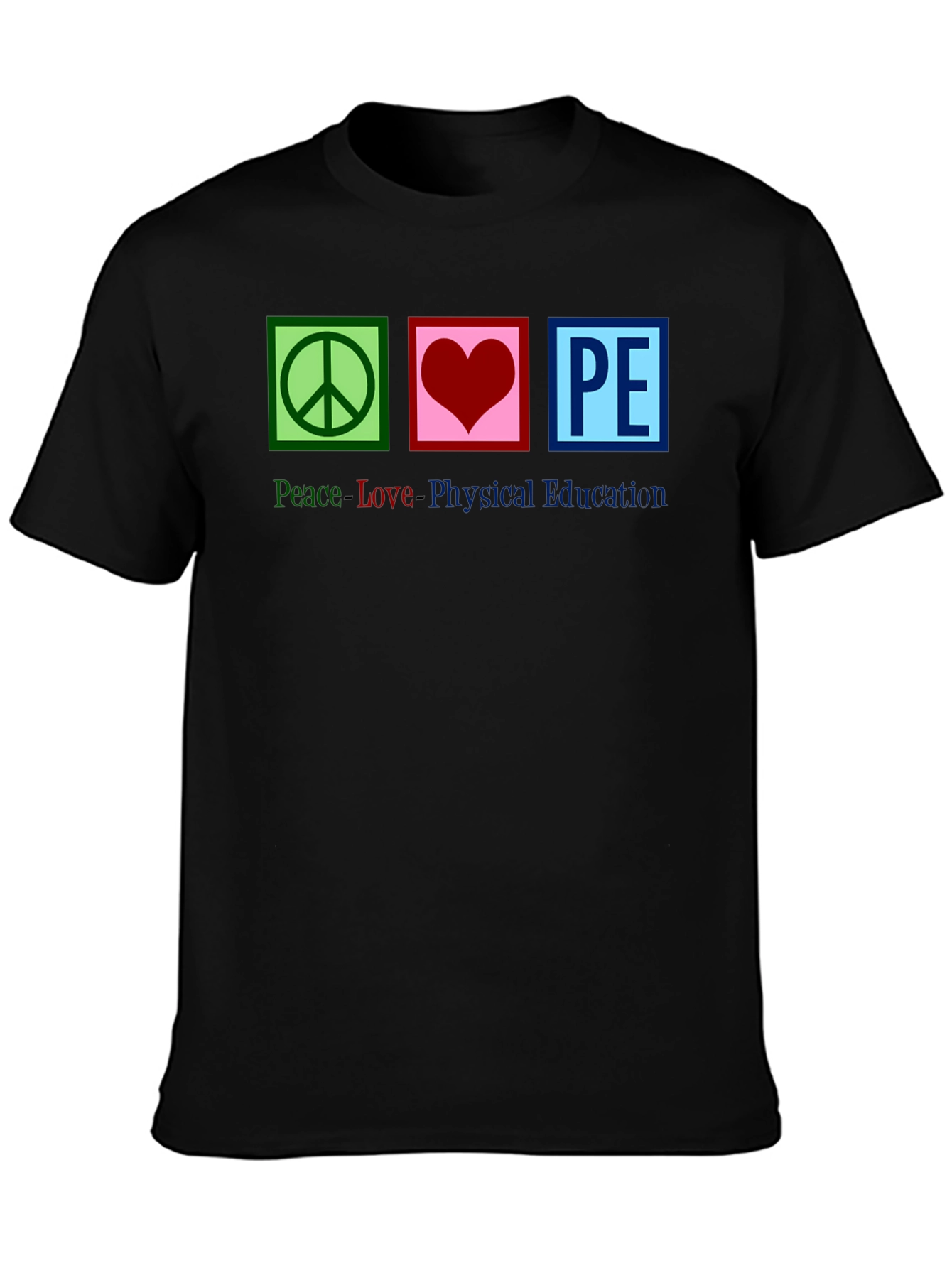 Peace Love Physical Education Graphic Tee