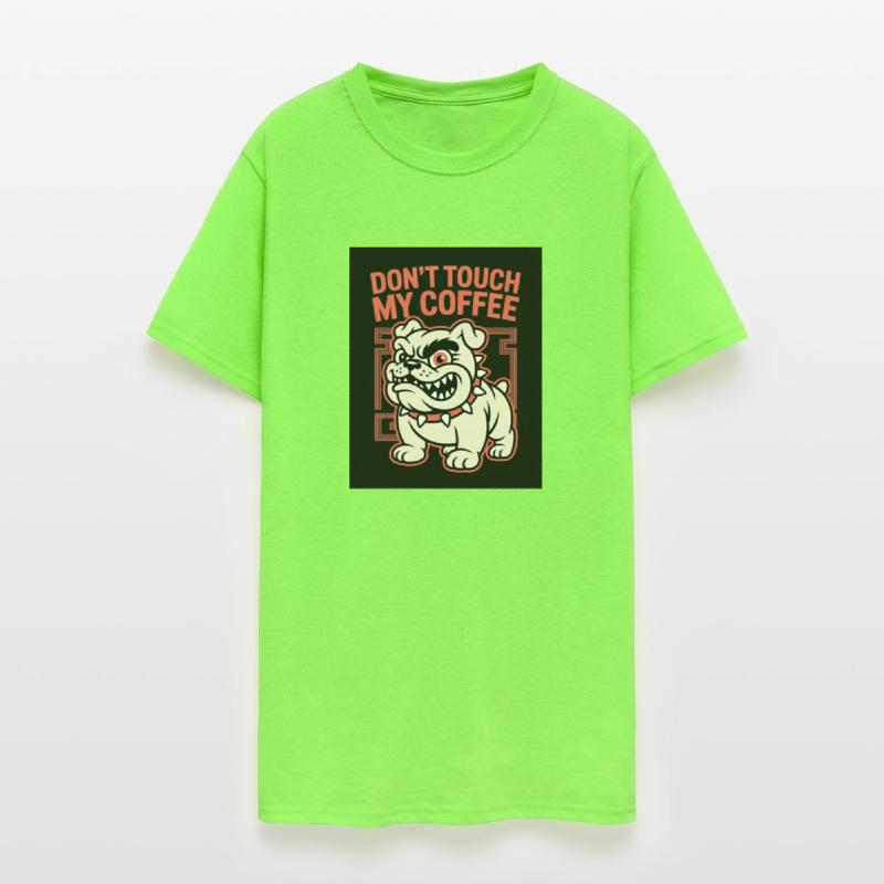 Aggressive Bulldog Coffee Quote