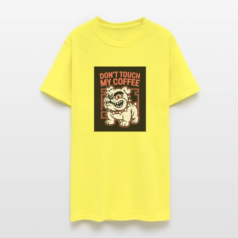 Aggressive Bulldog Coffee Quote