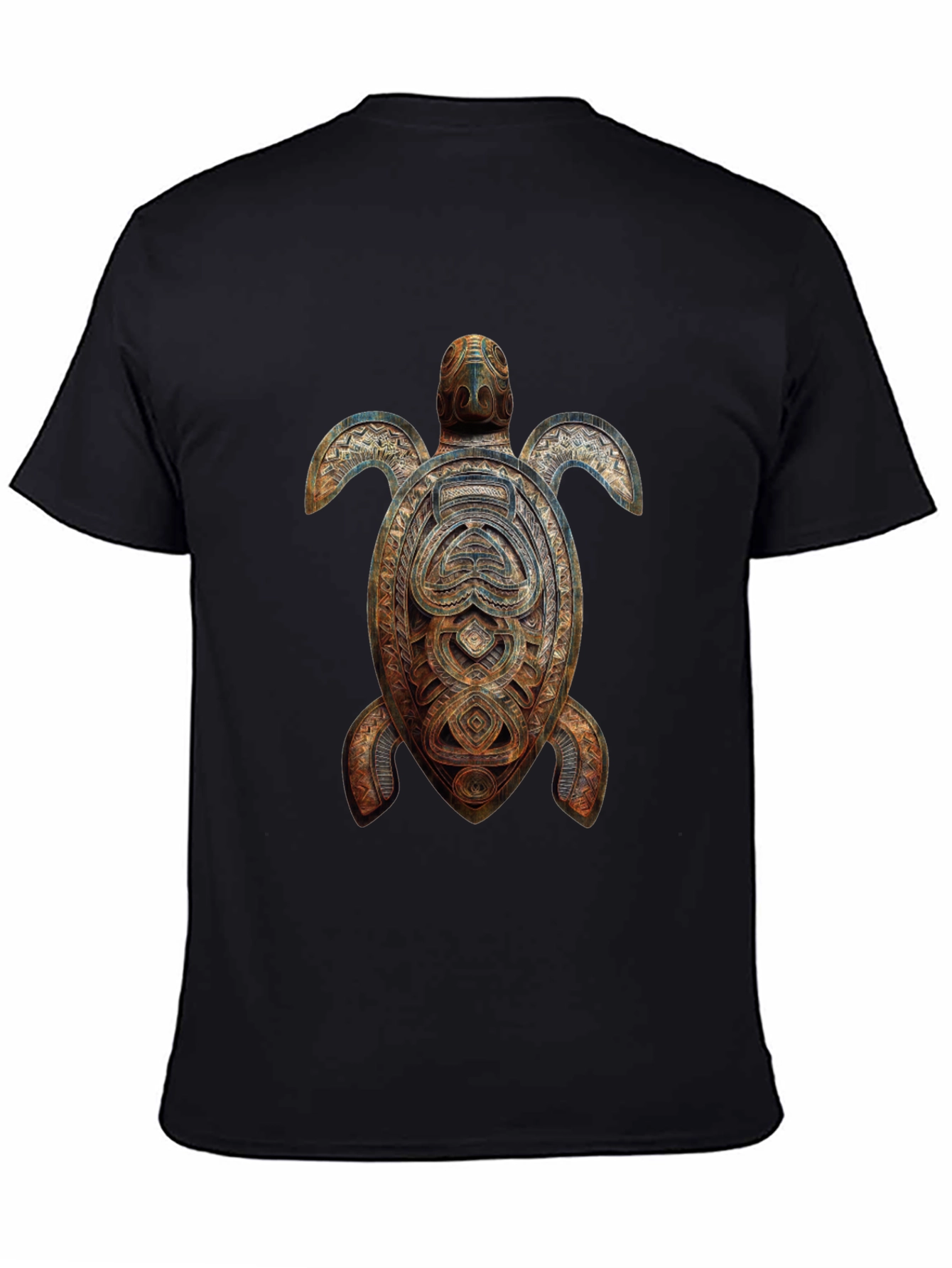 Turtle Graphic Tee - Black