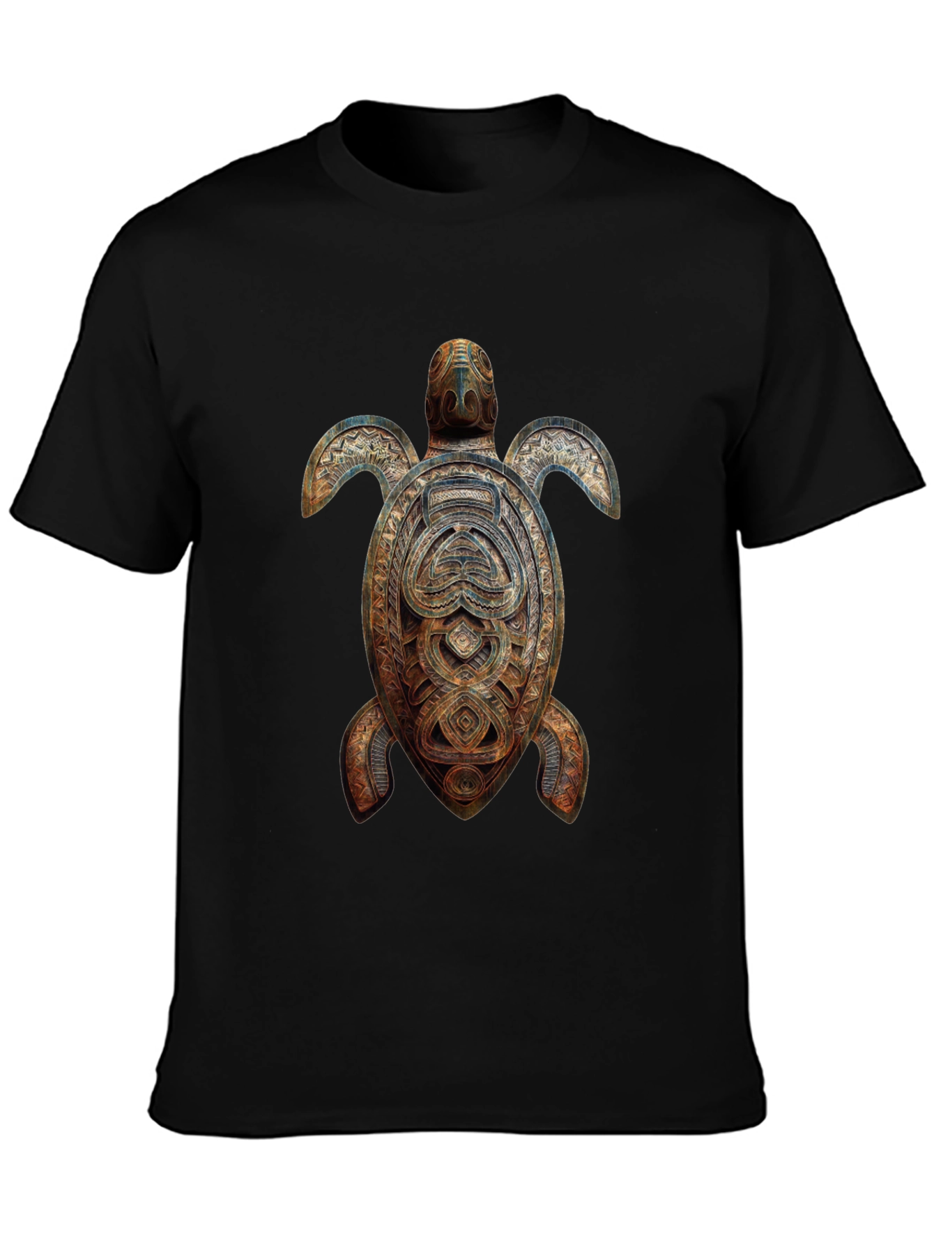 Turtle Graphic Tee - Black