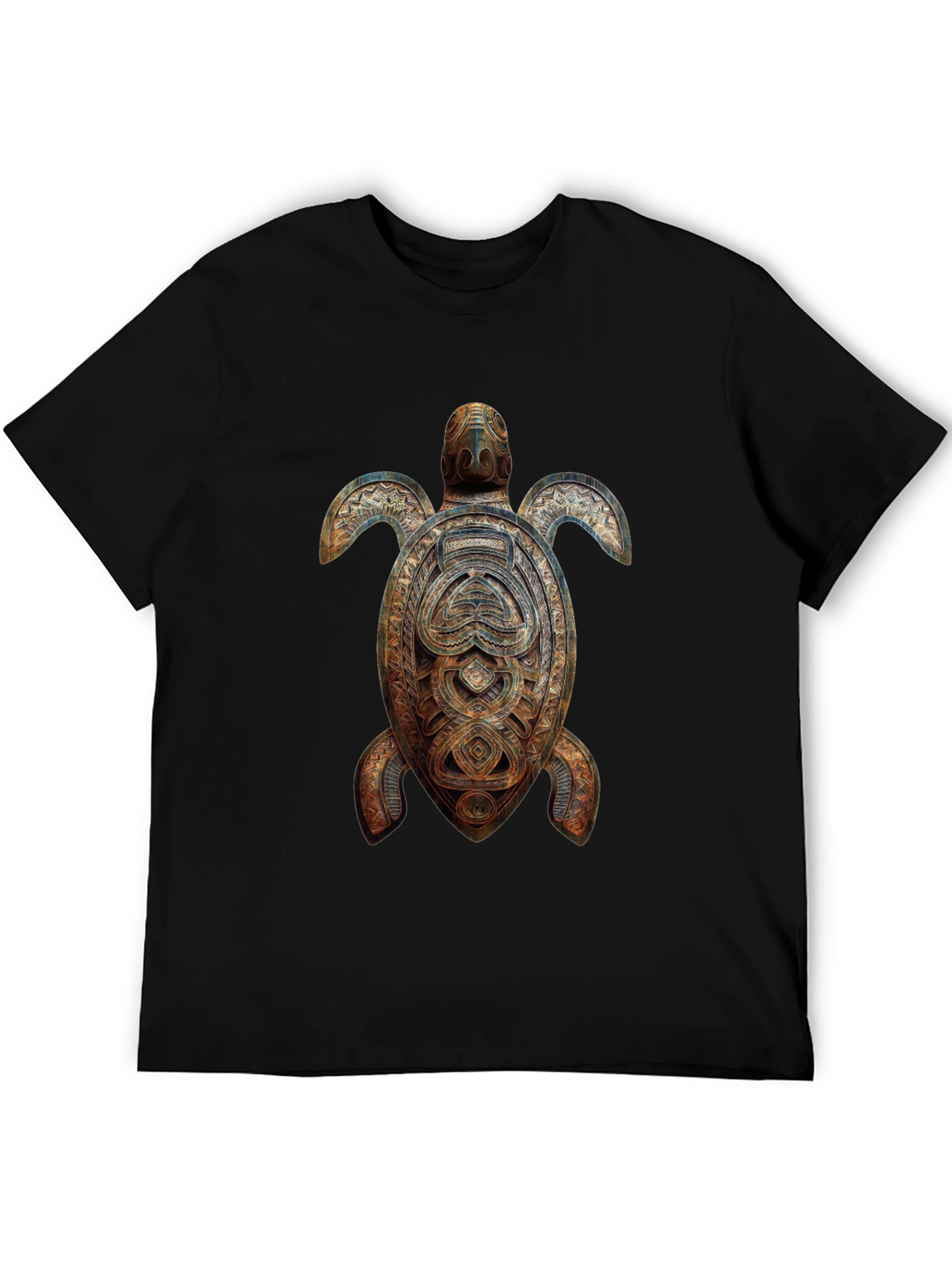 Turtle Graphic Tee - Black