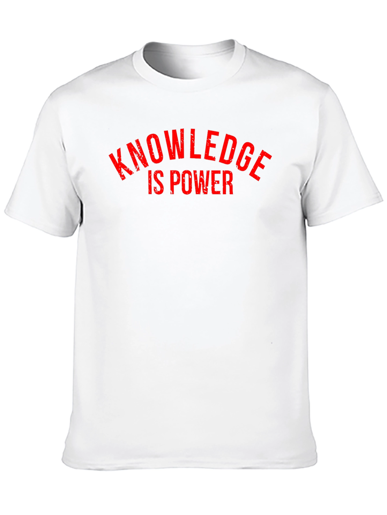 Knowledge Is Power Black Graphic T-Shirt
