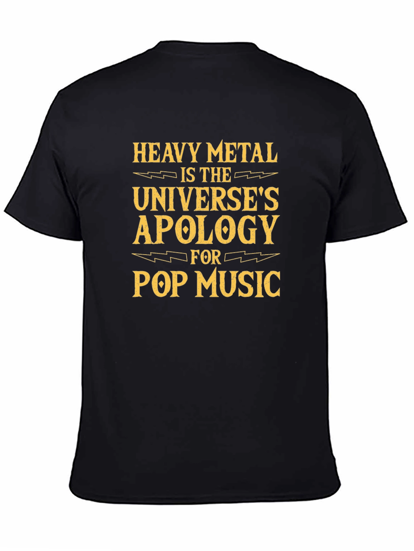 Heavy Metal Apology T-Shirt - Music Fan Tee